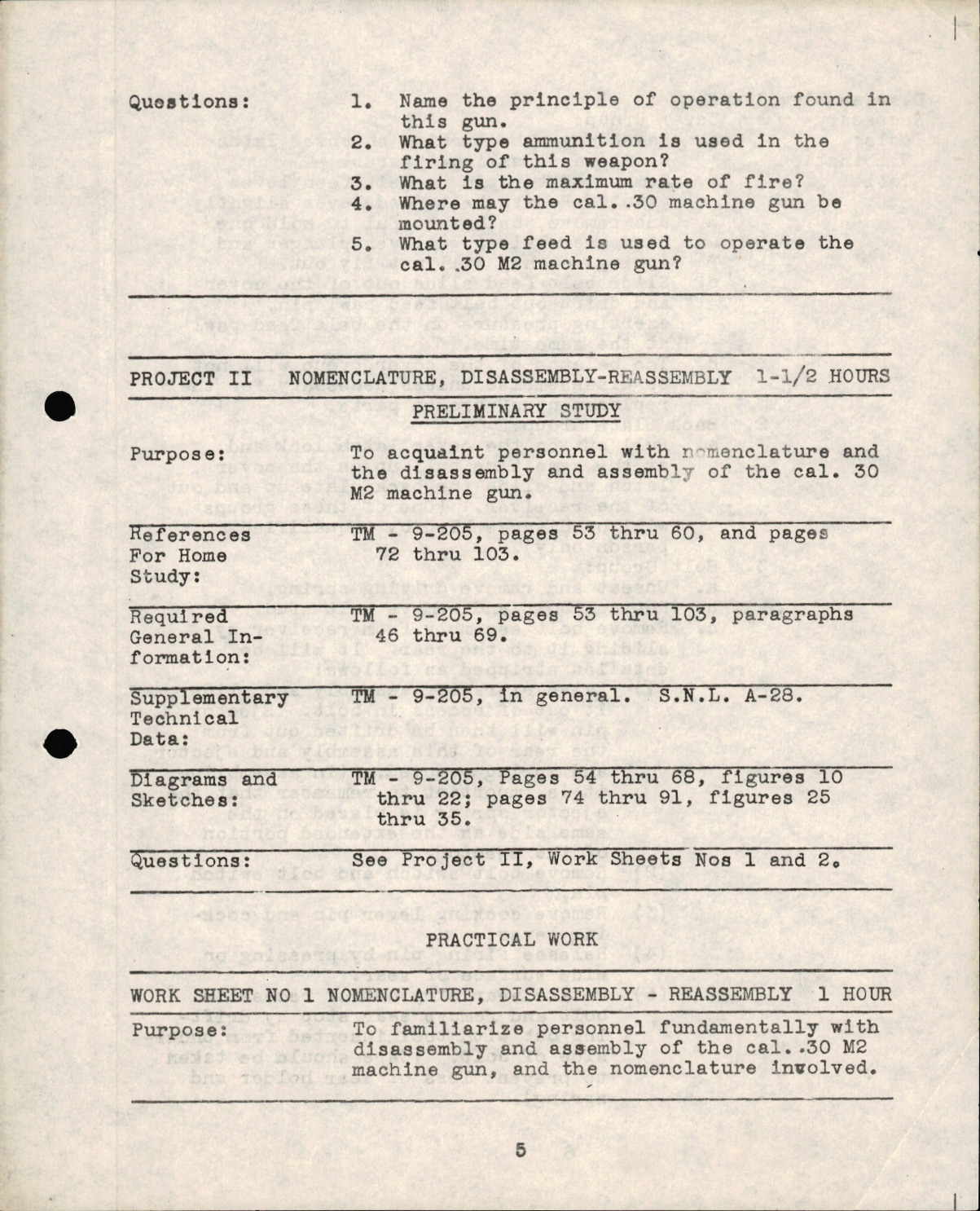 Sample page 5 from AirCorps Library document: Airplane Armorer - Caliber .30 Airplane Machine Gun