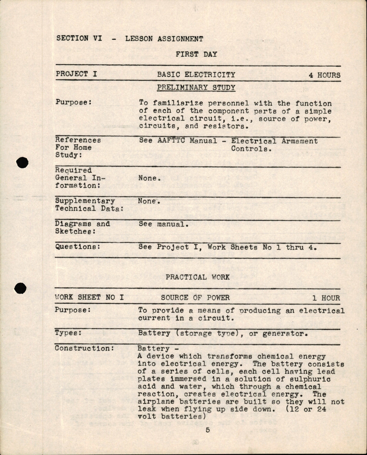 Sample page 5 from AirCorps Library document: Airplane Armorer - Electrical Armament Controls