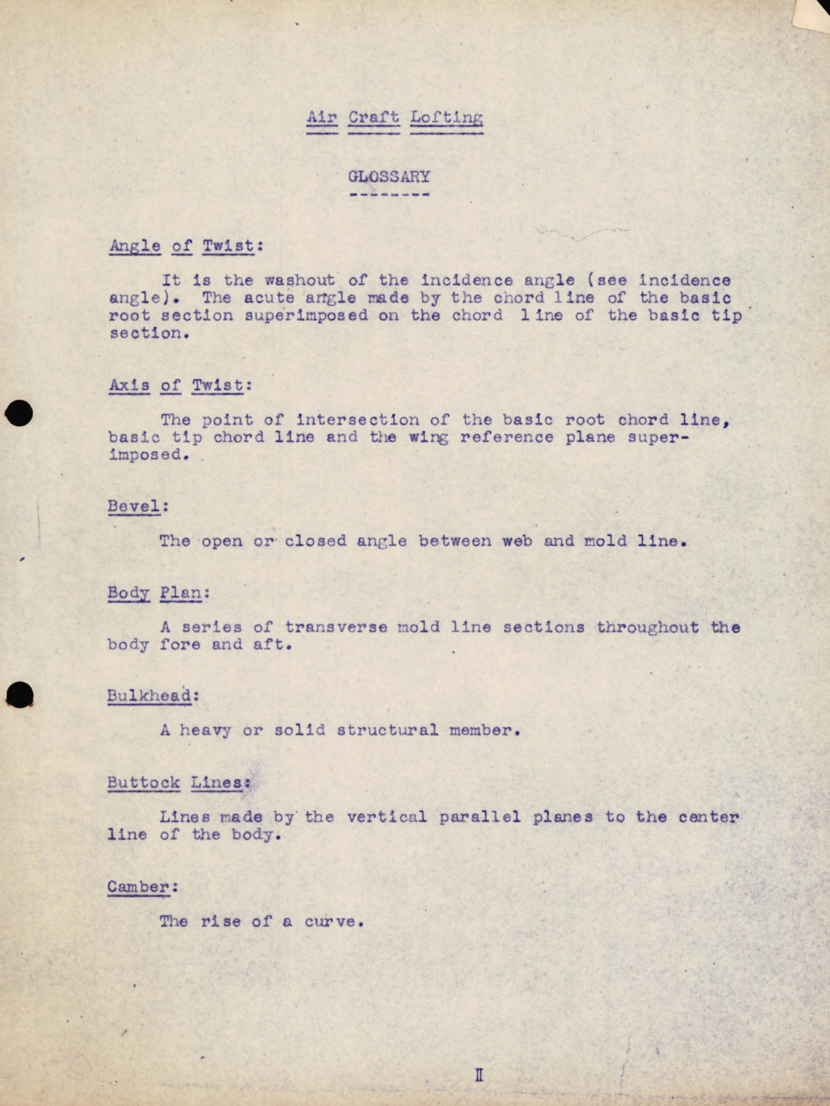 Sample page 5 from AirCorps Library document: Air Craft Lofting