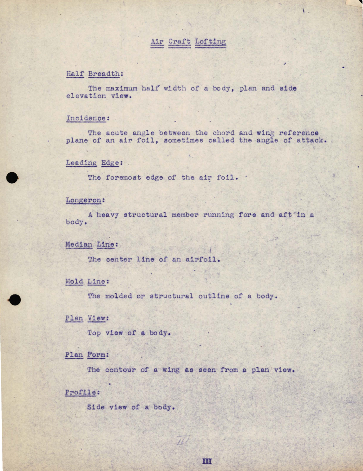 Sample page 7 from AirCorps Library document: Air Craft Lofting