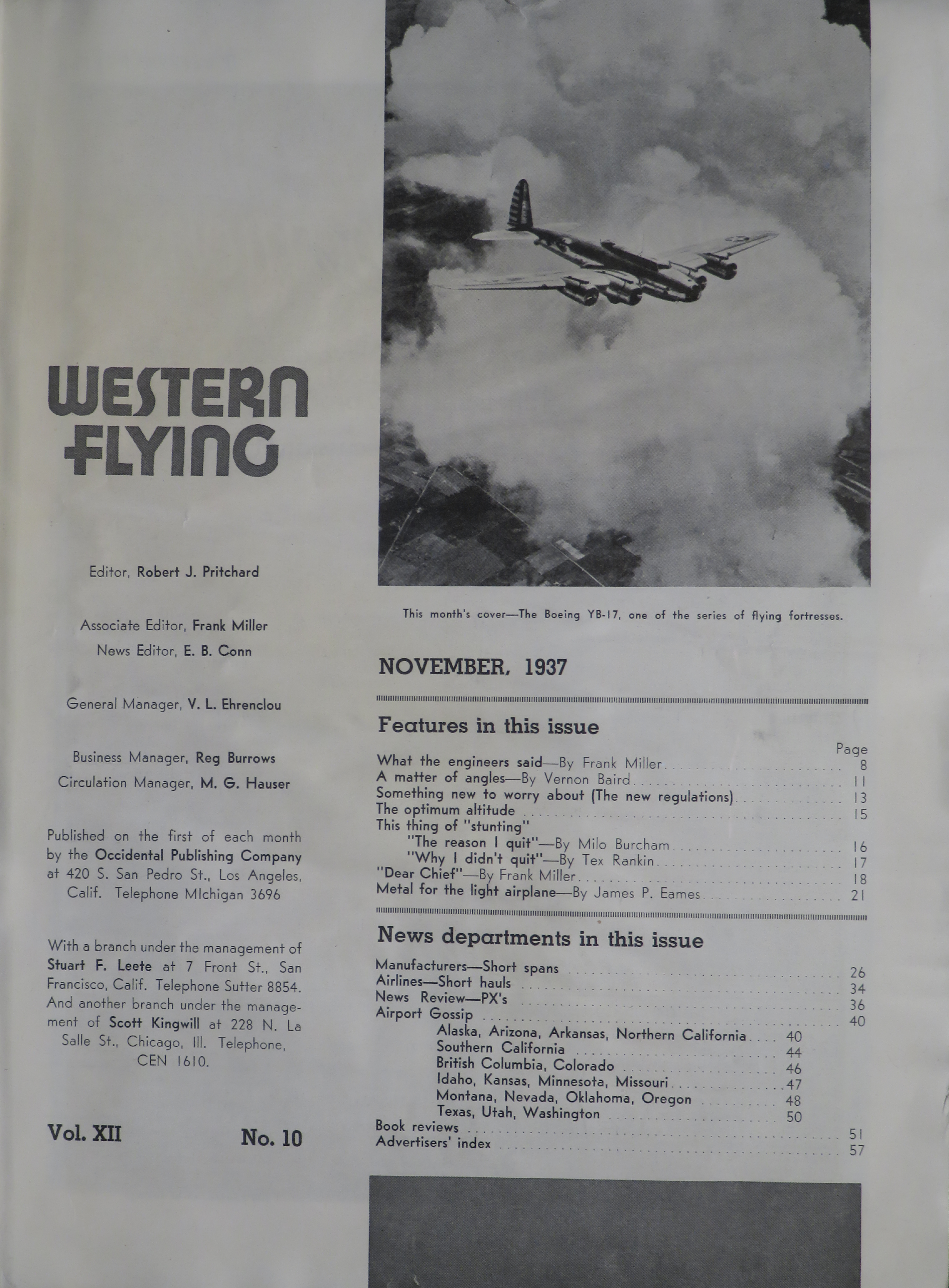 Sample page 5 from AirCorps Library document: Western Flying