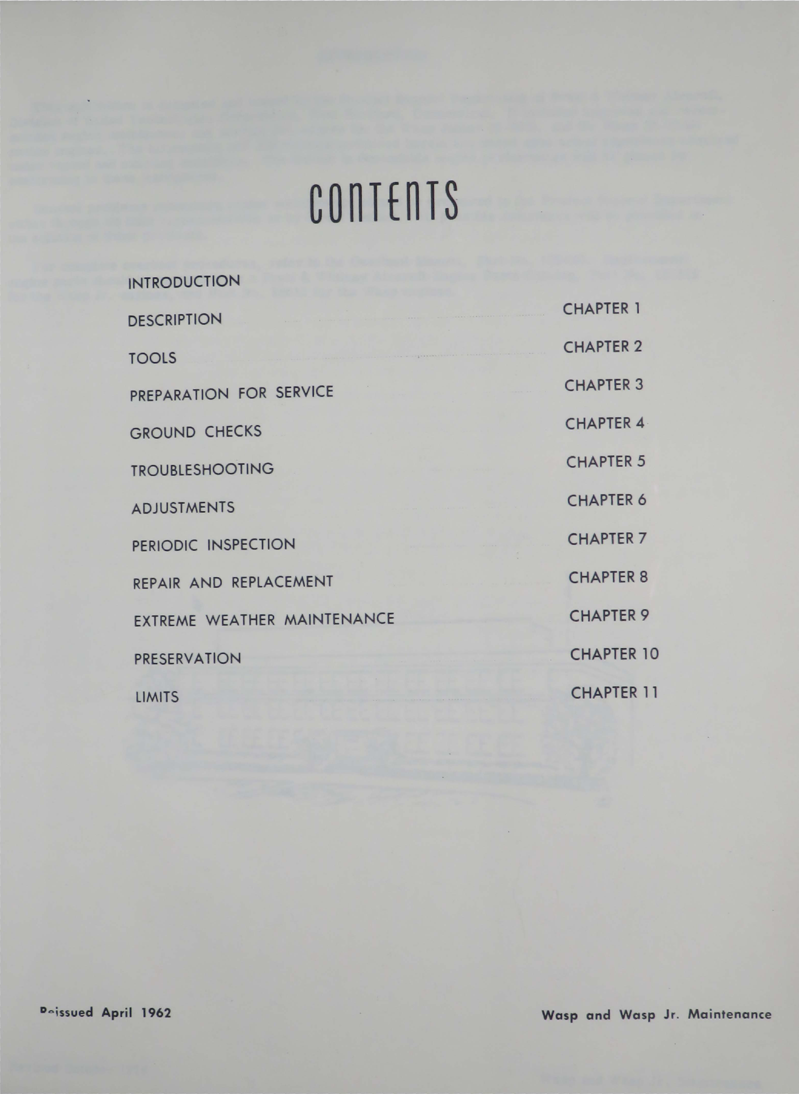 Sample page 5 from AirCorps Library document: Maintenance for WASP JR. R-985 and WASP R-1340 Engines 