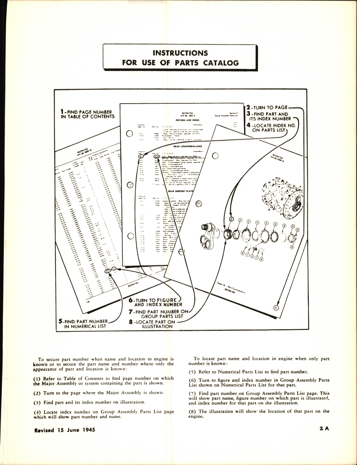 Sample page 5 from AirCorps Library document: Parts Catalog for Aircraft Engines Models R-985 