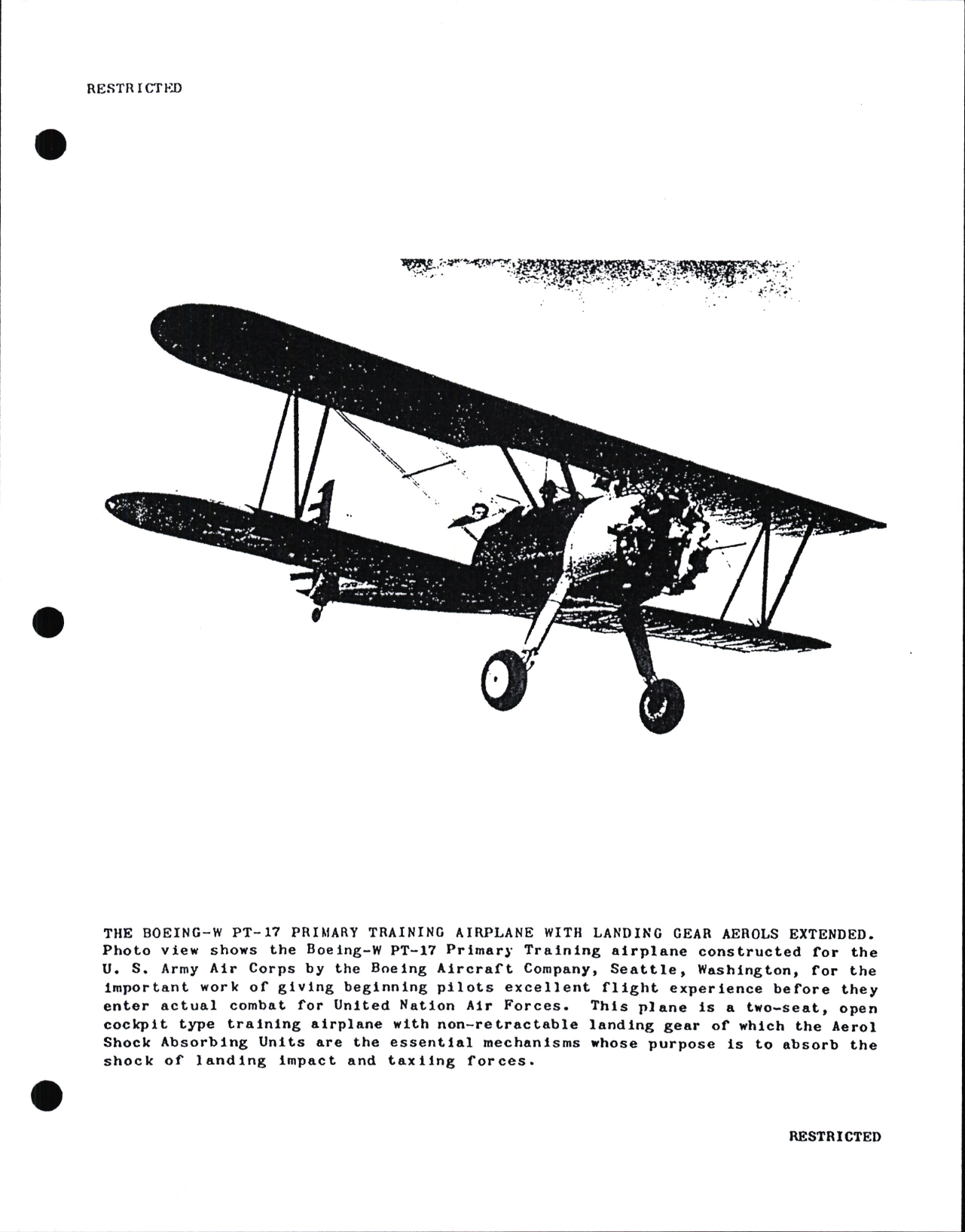 Sample page 5 from AirCorps Library document: Identification, Assembly Parts Lists with Repair - Replacement Instructions for Tail Aerol Part No. B125ST13, for PT-13, PT-17, and PT-18 