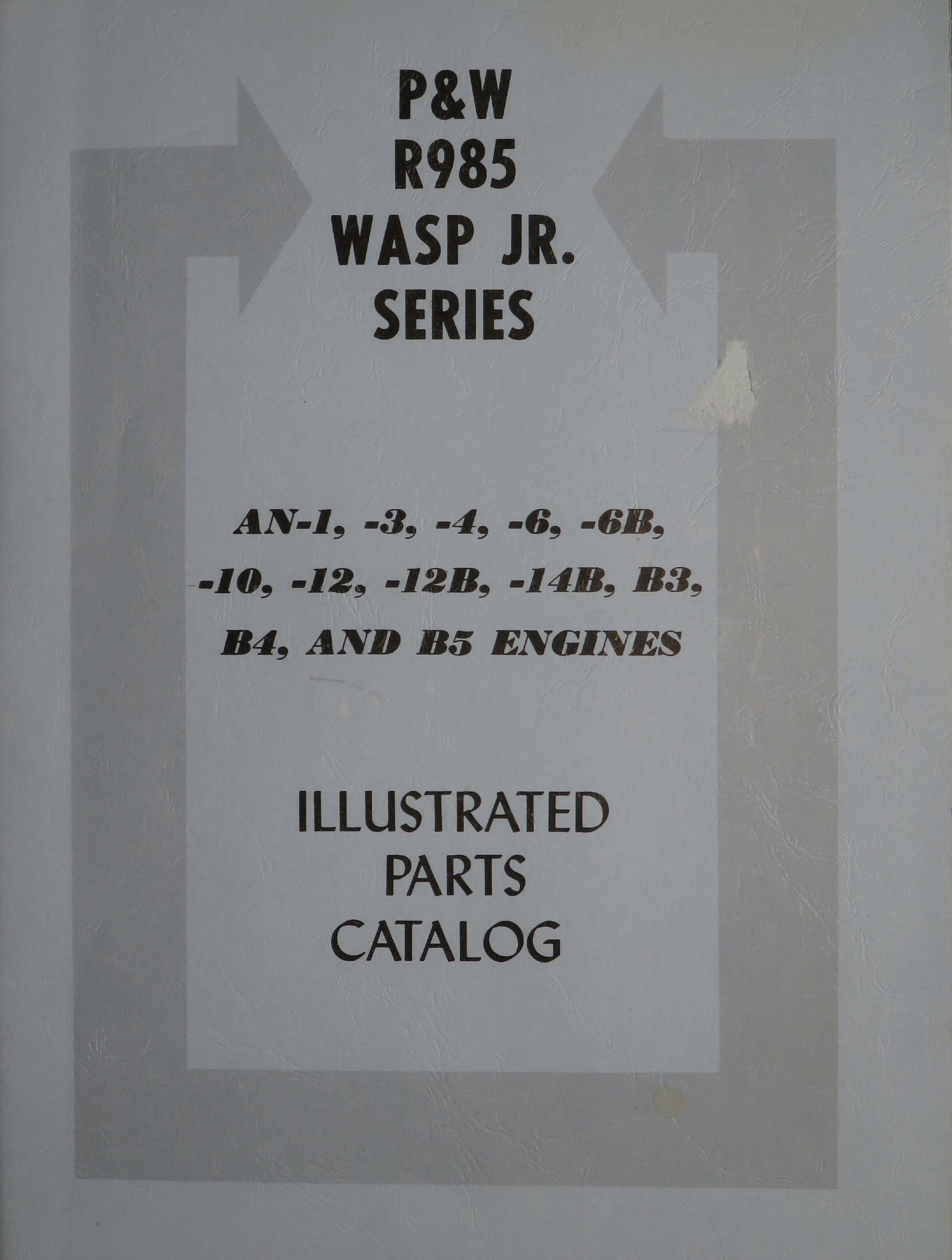 Sample page 1 from AirCorps Library document: Illustrated Parts Catalog for R-985 Engines