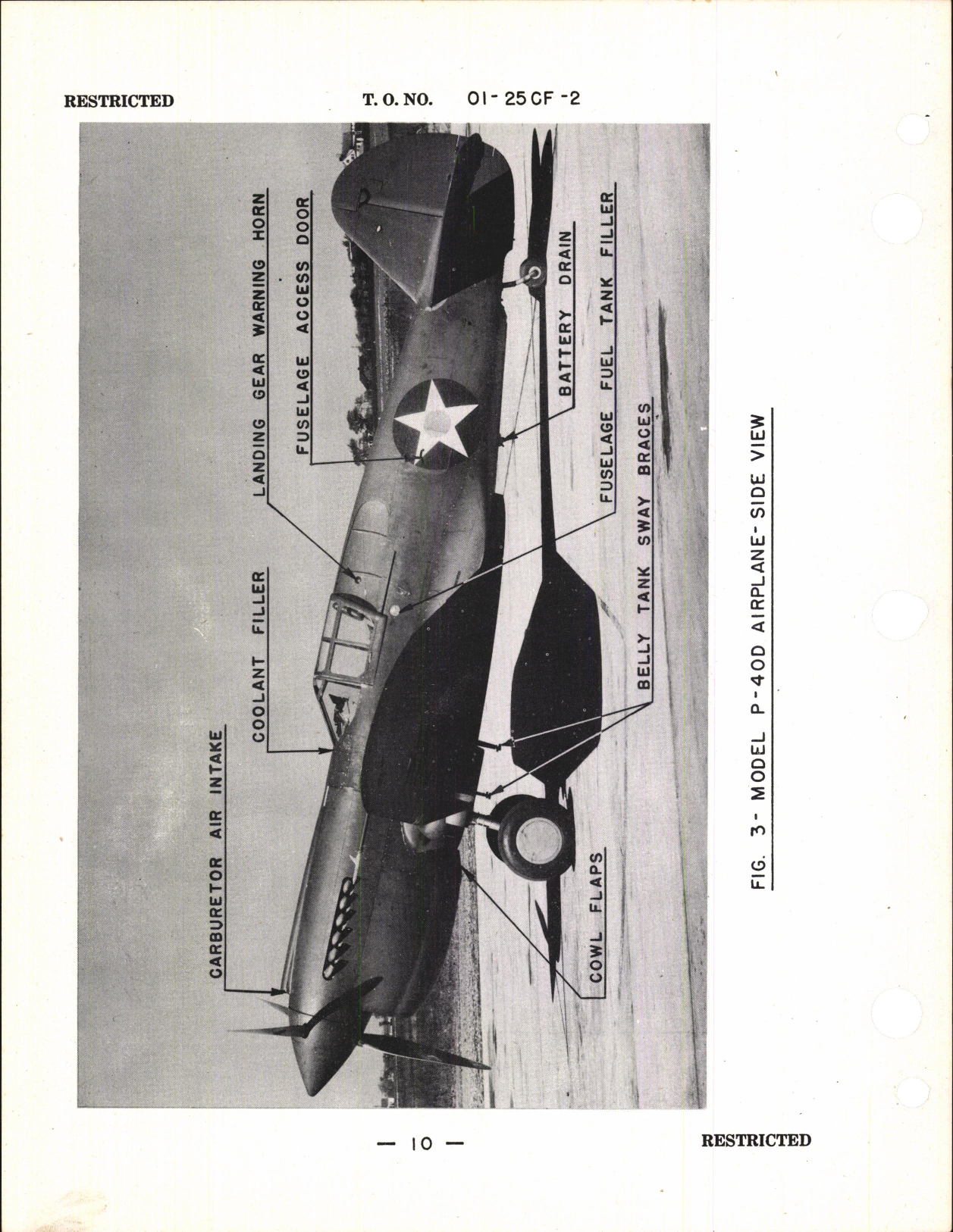 Sample page 6 from AirCorps Library document: Service Instructions for Models P-40D and P-40E Pursuit Airplanes