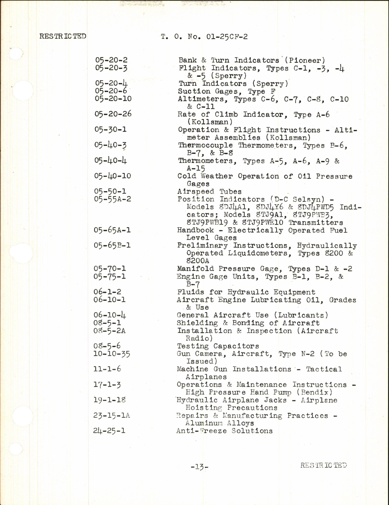 Sample page 7 from AirCorps Library document: Service Instructions for Models P-40D and P-40E Pursuit Airplanes