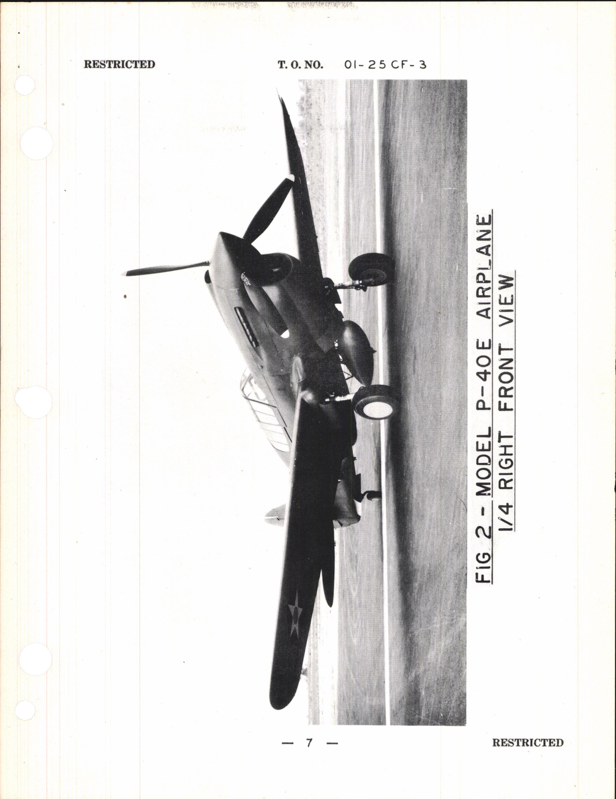 Sample page 3 from AirCorps Library document: Repair Manual for P-40D and P-40E