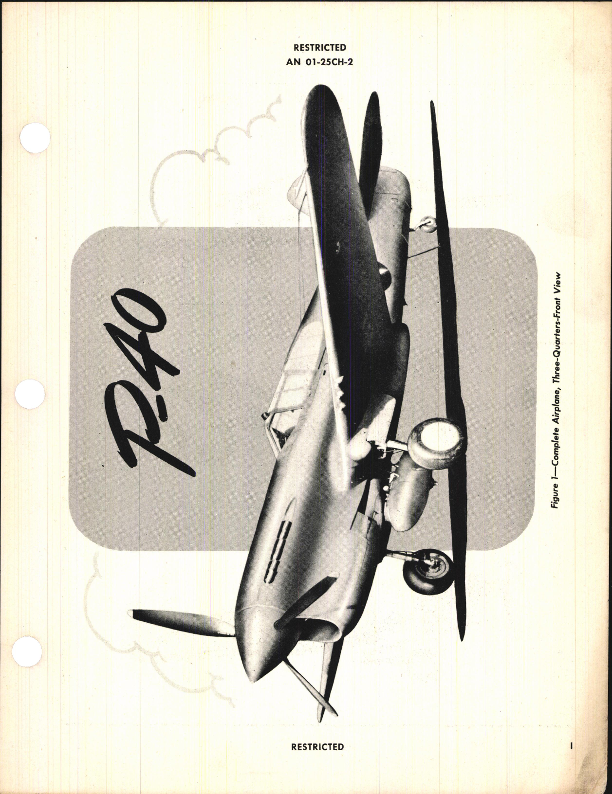 Sample page 5 from AirCorps Library document: Erection & Maintenance Instructions for P-40F and P-40L, Kittyhawk II