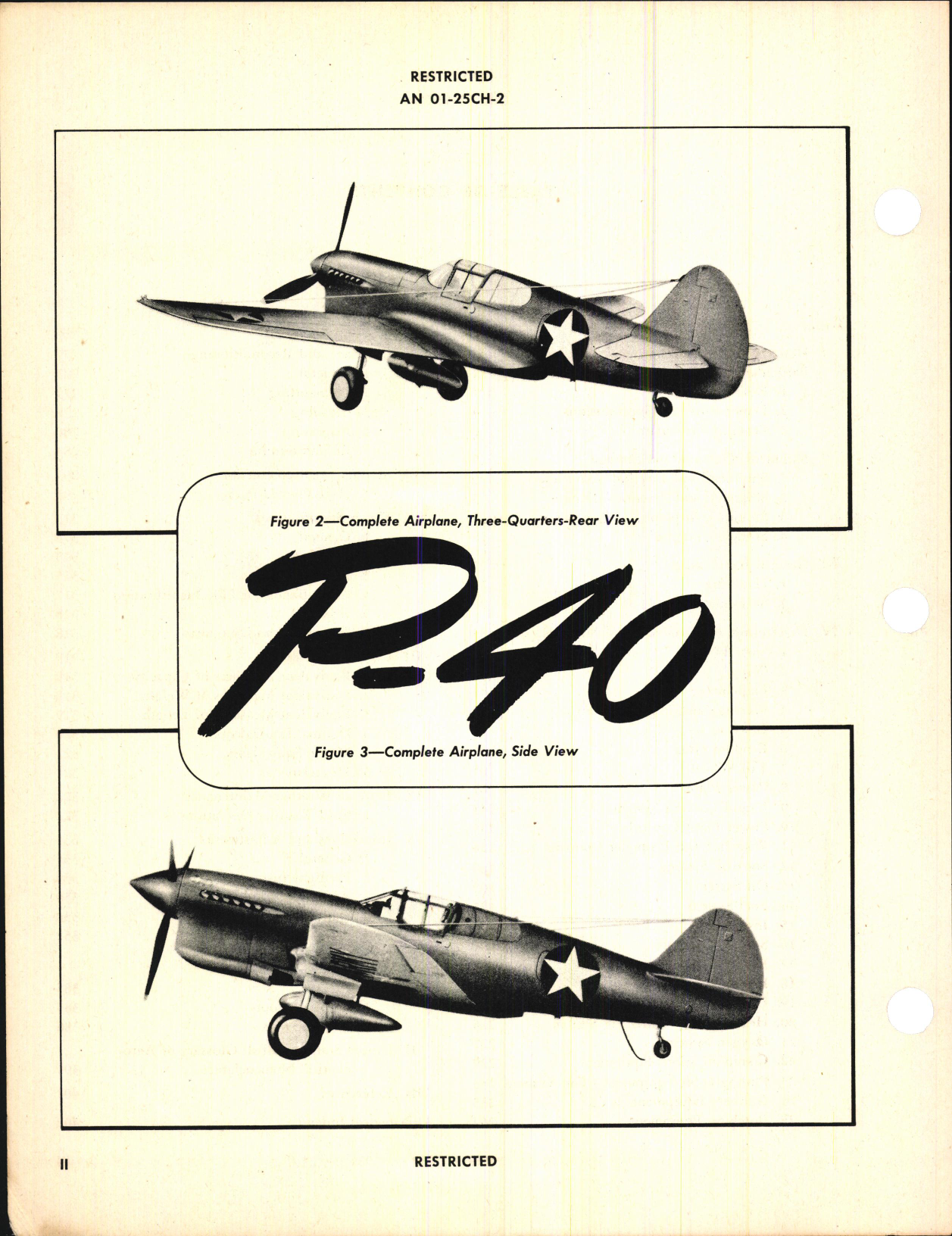 Sample page 6 from AirCorps Library document: Erection & Maintenance Instructions for P-40F and P-40L, Kittyhawk II