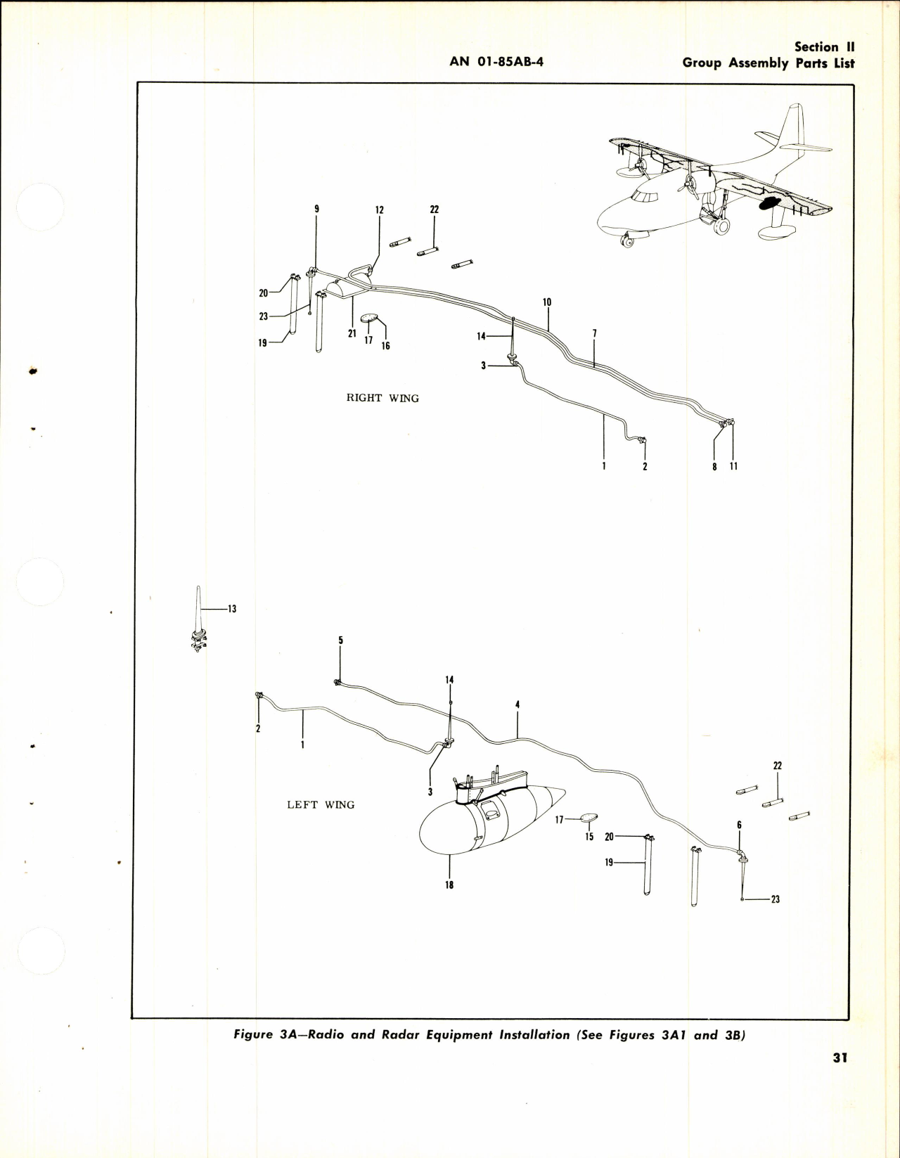Sample page 47 from AirCorps Library document: Parts Catalog for SA-16A-GR, UF-1, and UF-1T Aircraft