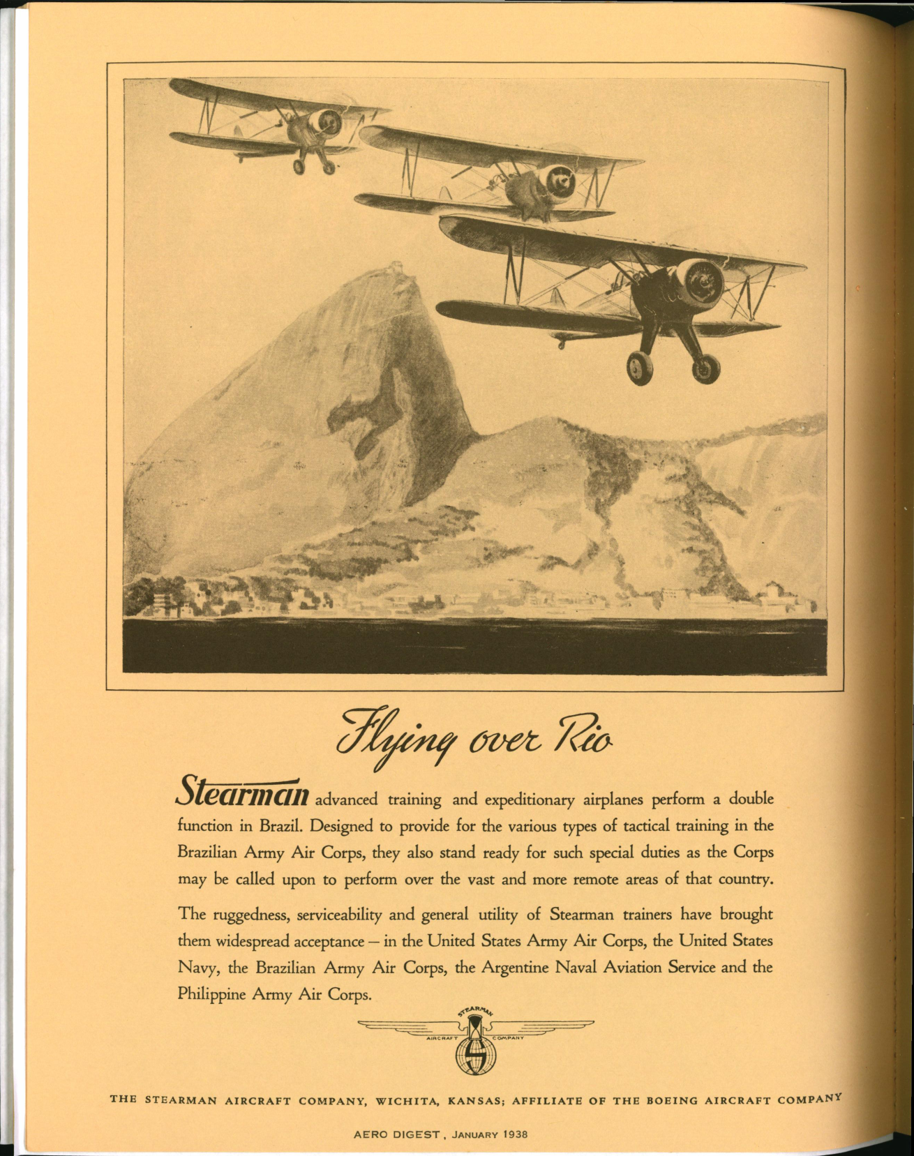 Sample page 4 from AirCorps Library document: Stearman Aircraft Adds