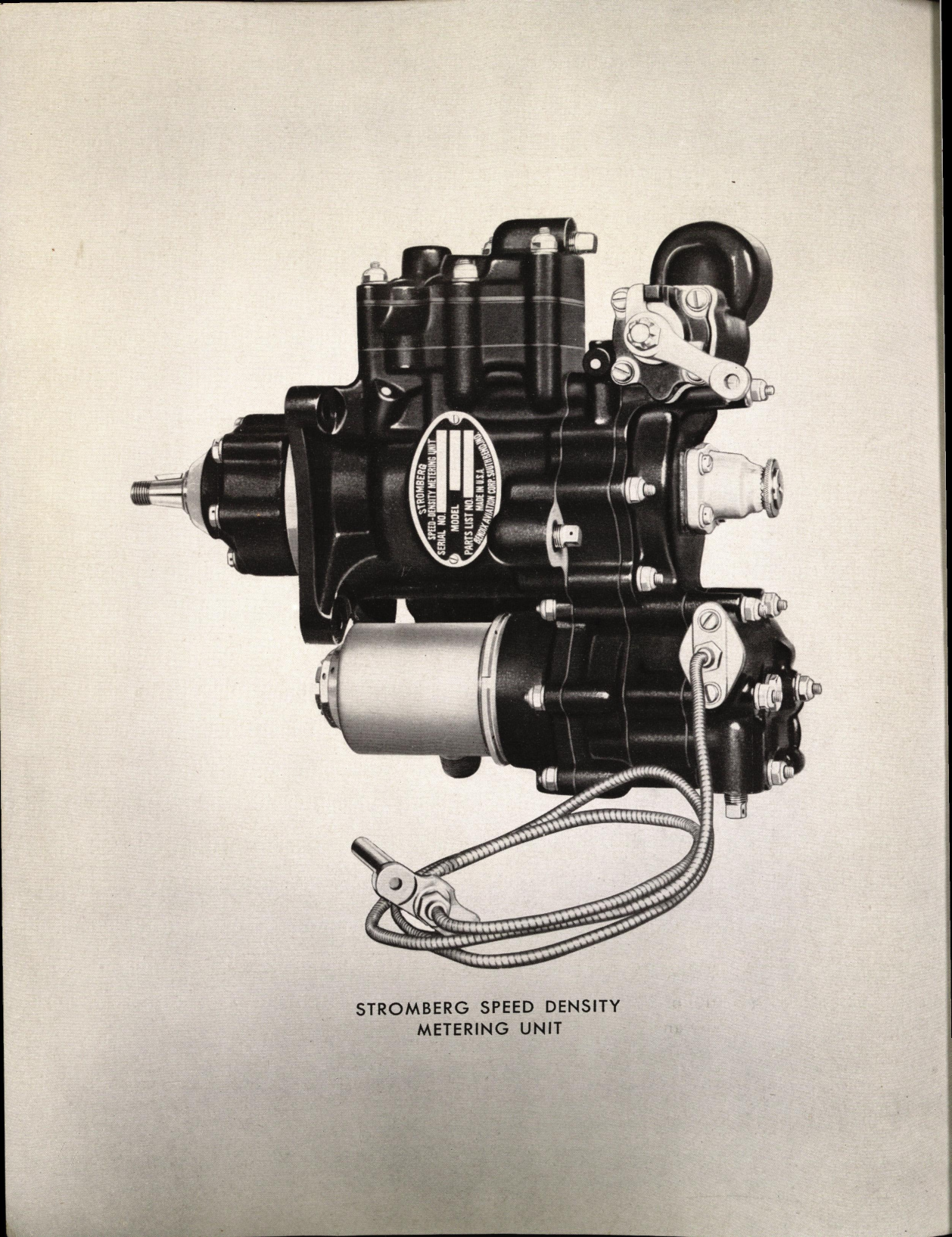 Sample page 2 from AirCorps Library document: Speed-Density Stromberg Carburetion System Model SD-400