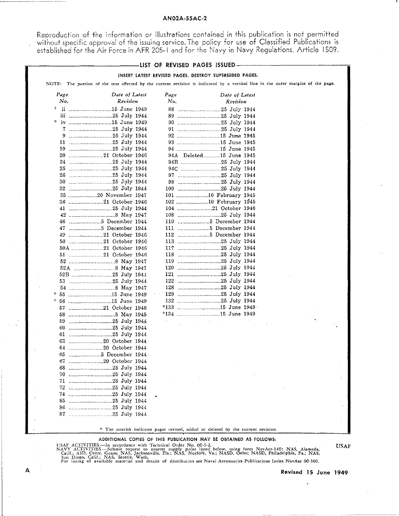 Sample page 2 from AirCorps Library document: Service Instructions for Models V-1650-3, -7, and Merlin 68 and 69 Aircraft Engines