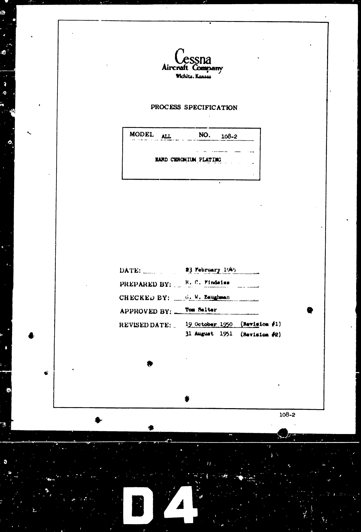 Sample page 1 from AirCorps Library document: Hard Chromium Plating