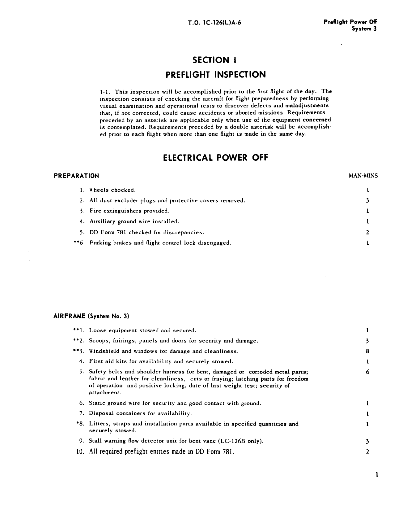 Sample page 5 from AirCorps Library document: Inspection Requirements for LC-126 Series A, B, and C