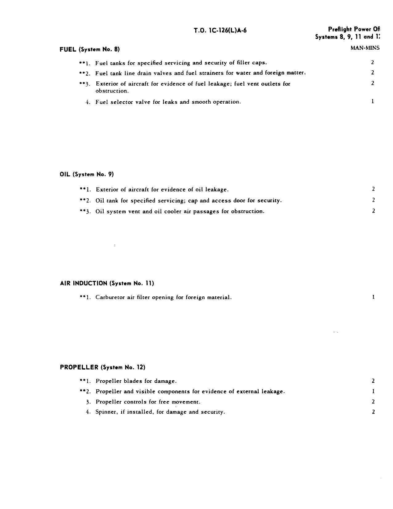 Sample page 7 from AirCorps Library document: Inspection Requirements for LC-126 Series A, B, and C