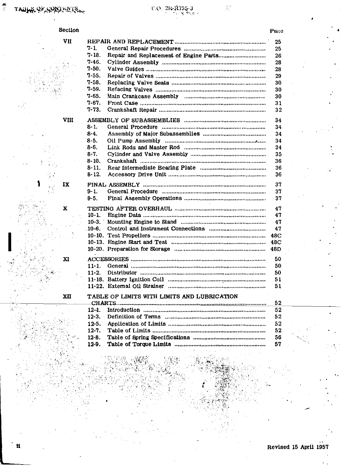 Sample page 4 from AirCorps Library document: Overhaul Instructions for R-755-A2 Engine