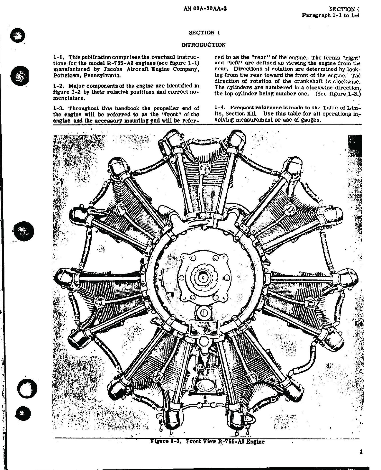 Sample page 5 from AirCorps Library document: Overhaul Instructions for R-755-A2 Engine