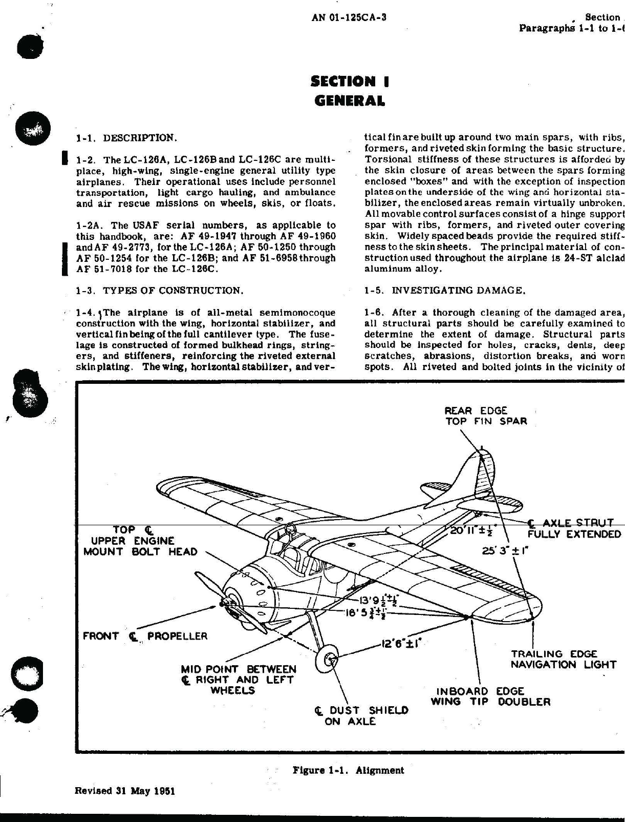 Sample page 5 from AirCorps Library document: Structural Repair Inst for LC-126A, B, and C