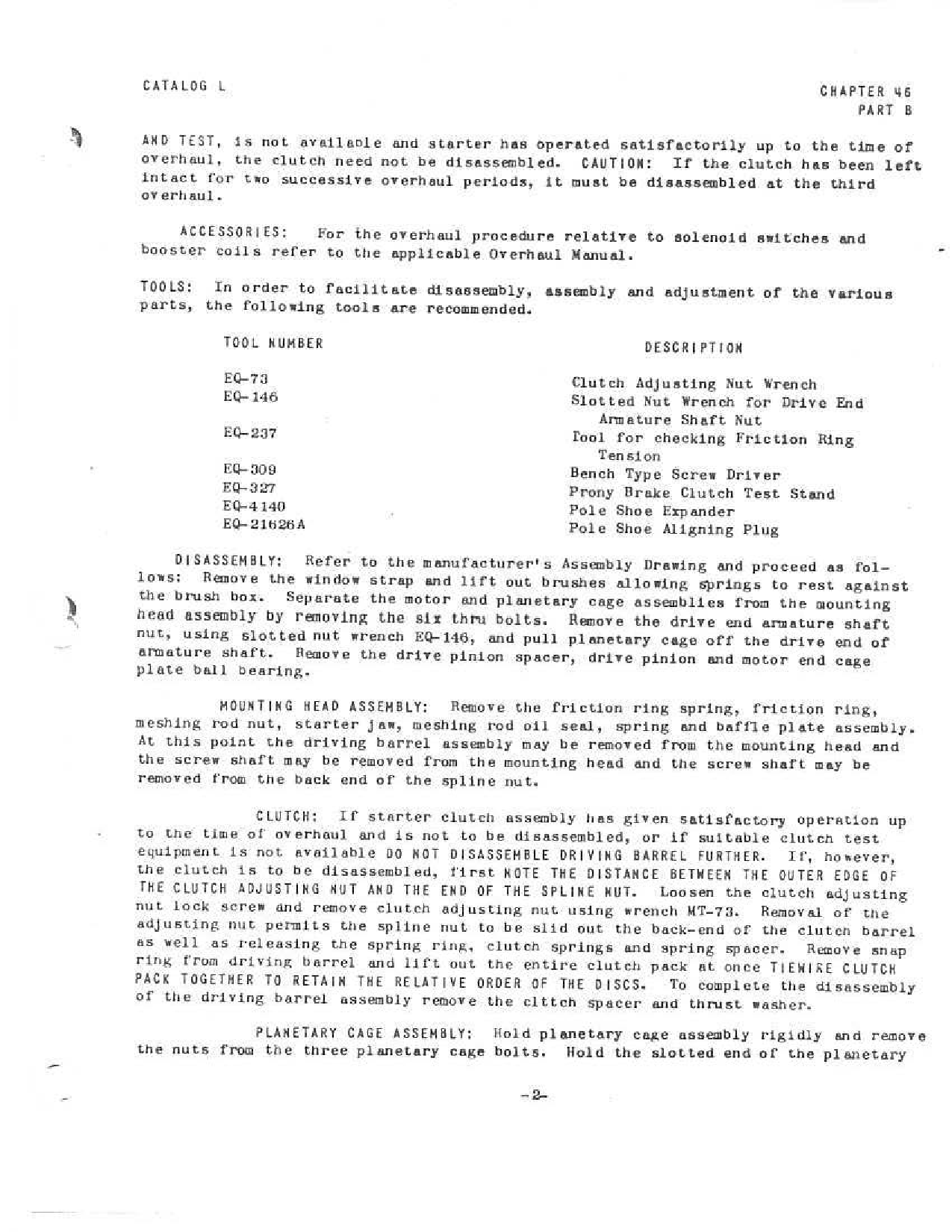 Sample page 5 from AirCorps Library document: Preliminary Overhaul Manual for E-80 Direct Cranking Electric Starters