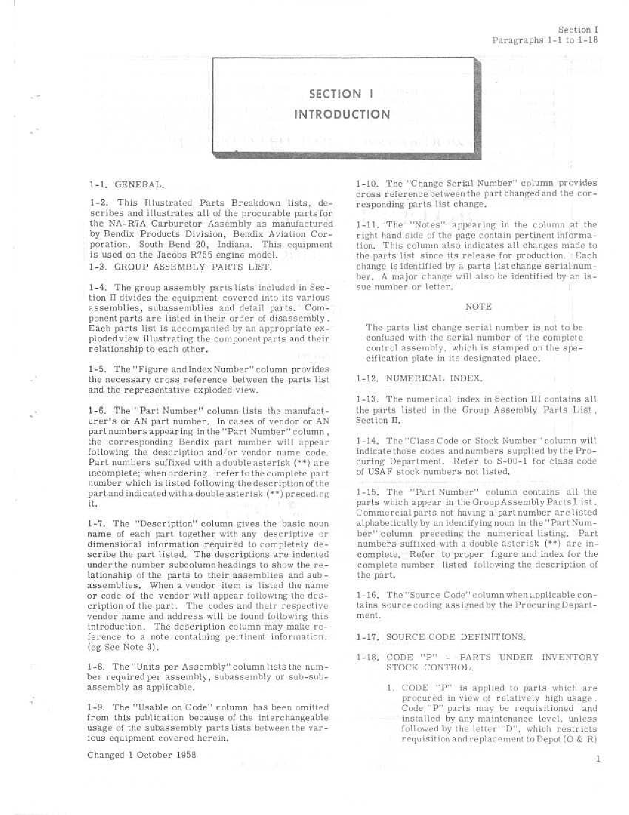 Sample page 5 from AirCorps Library document: Overhaul Instructions for Float Carburetor Model NA-R7A used on Jacobs R755 Engines