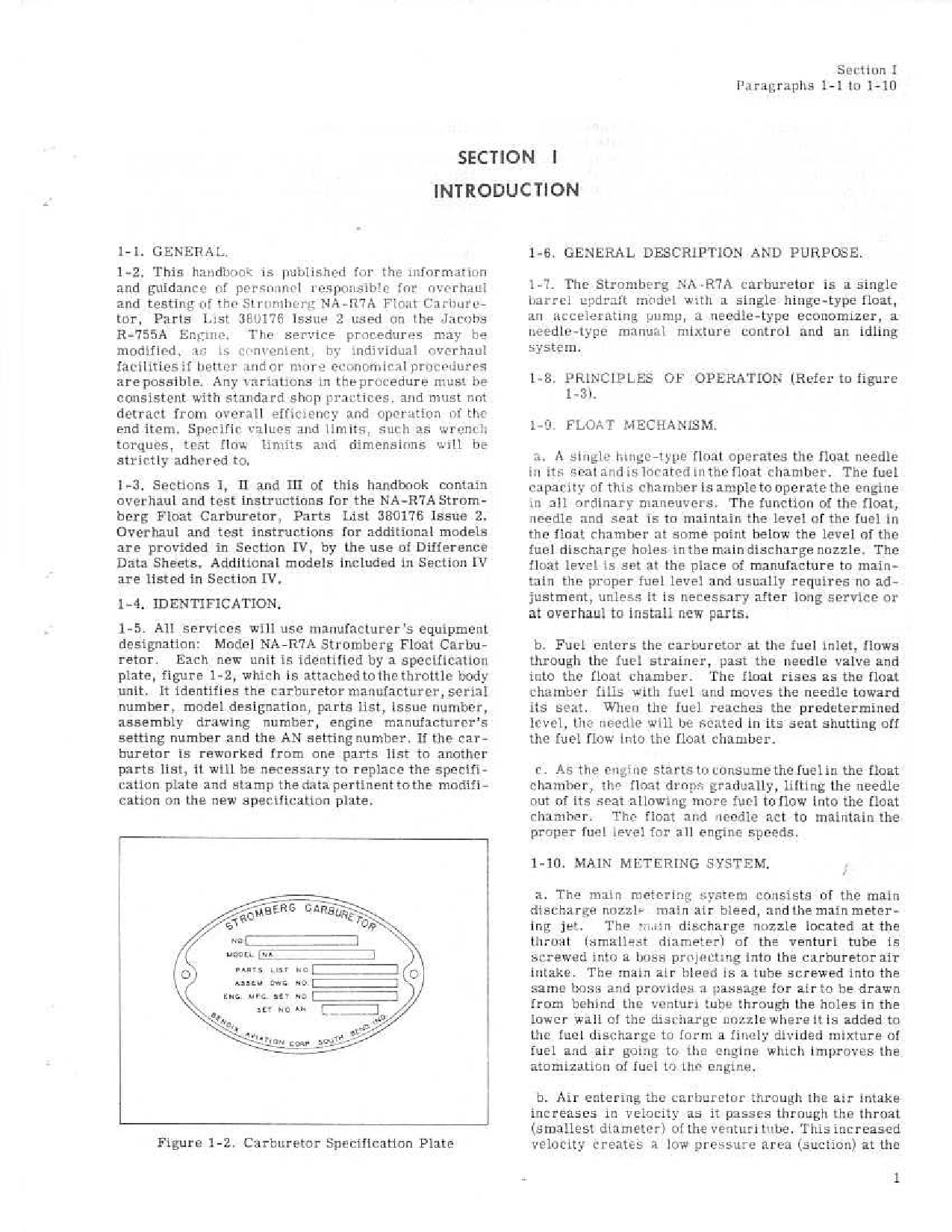 Sample page 5 from AirCorps Library document: Illustrated Parts Breakdown for Float Carburetor Model NA-R7A used on Jacobs R755 Engines