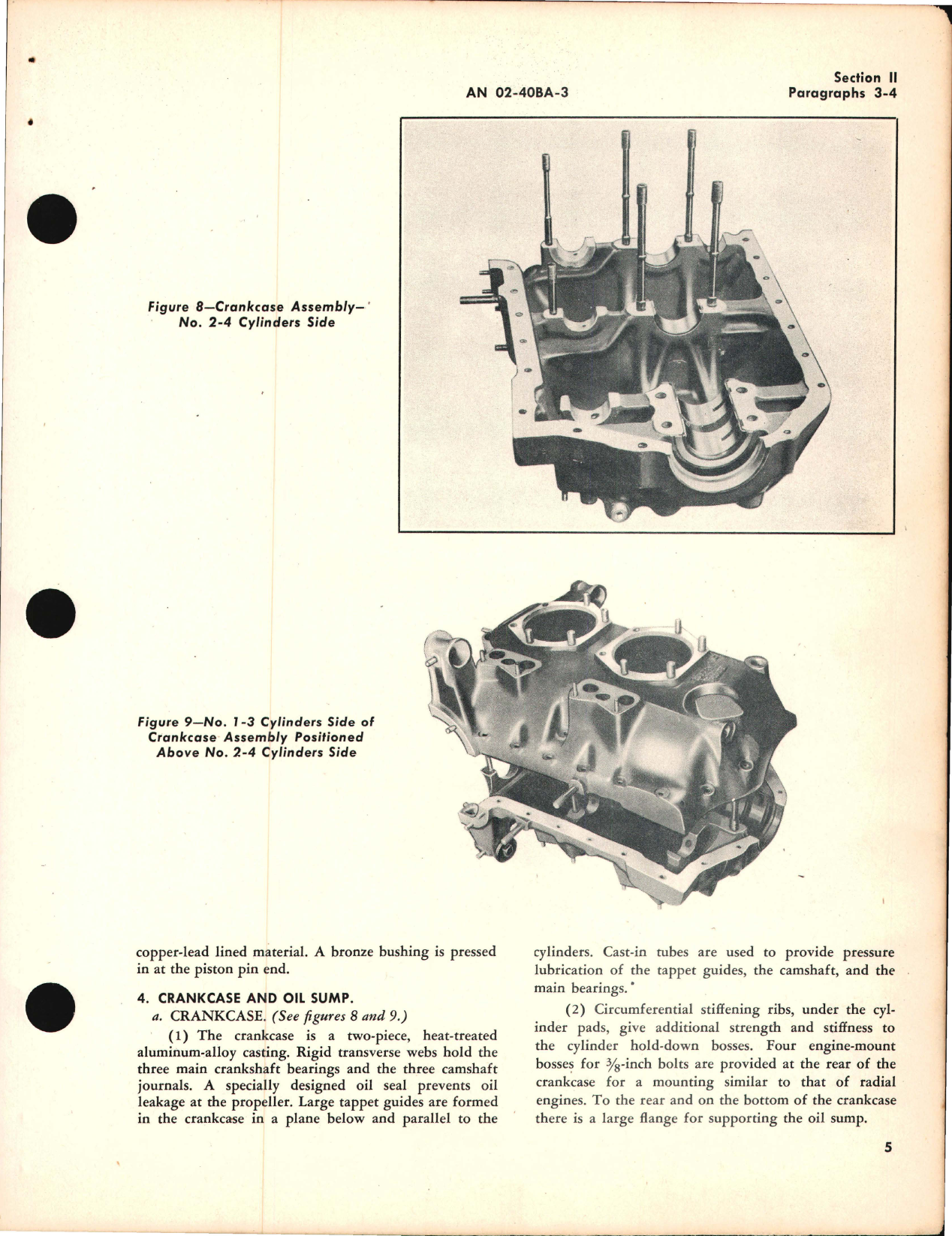 Sample page 9 from AirCorps Library document: Overhaul Instructions for O-170-3 and O-170-7 Engines
