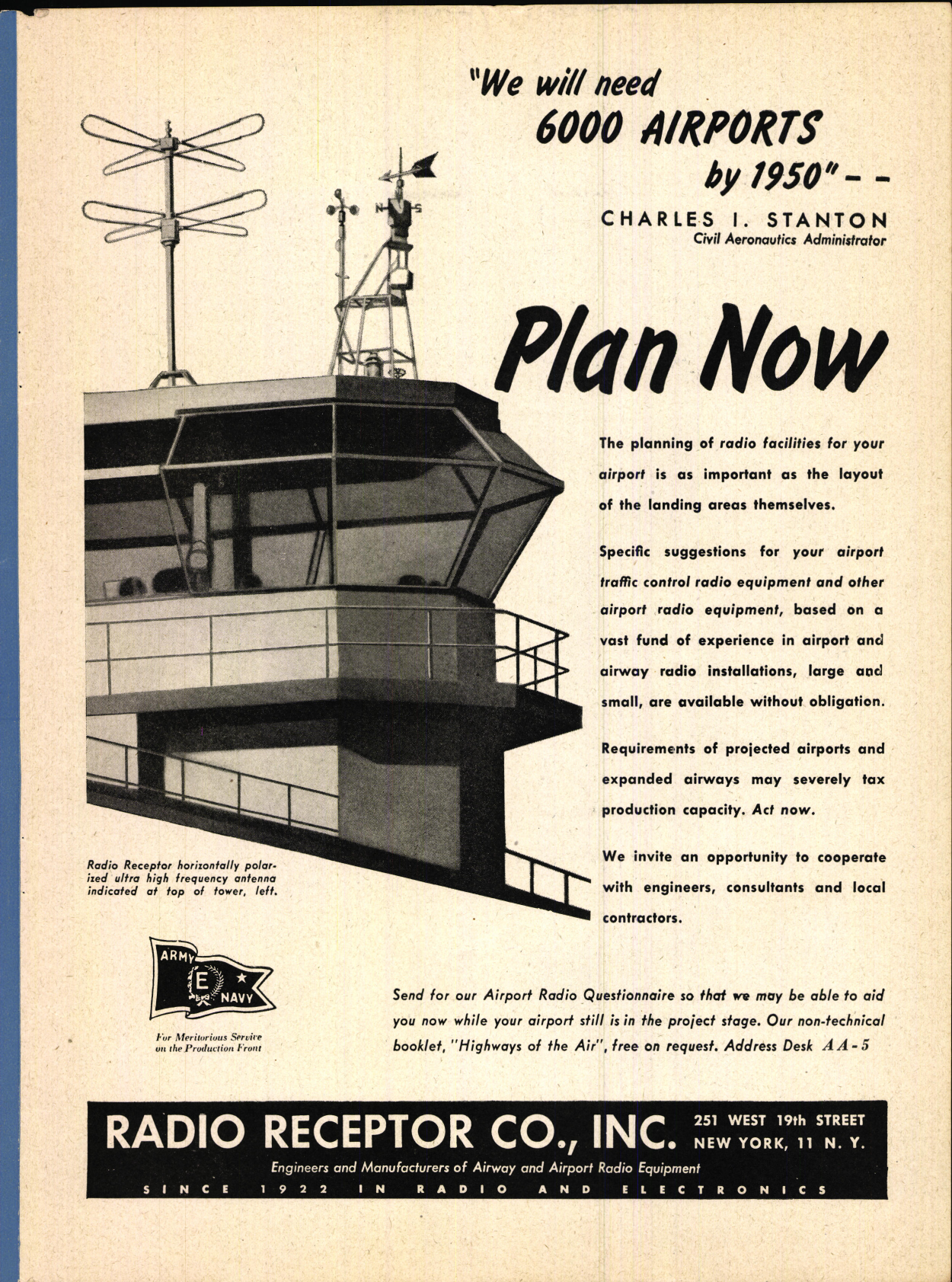 Sample page 7 from AirCorps Library document: American Aviation Magazine - Volume 7 - No. 23