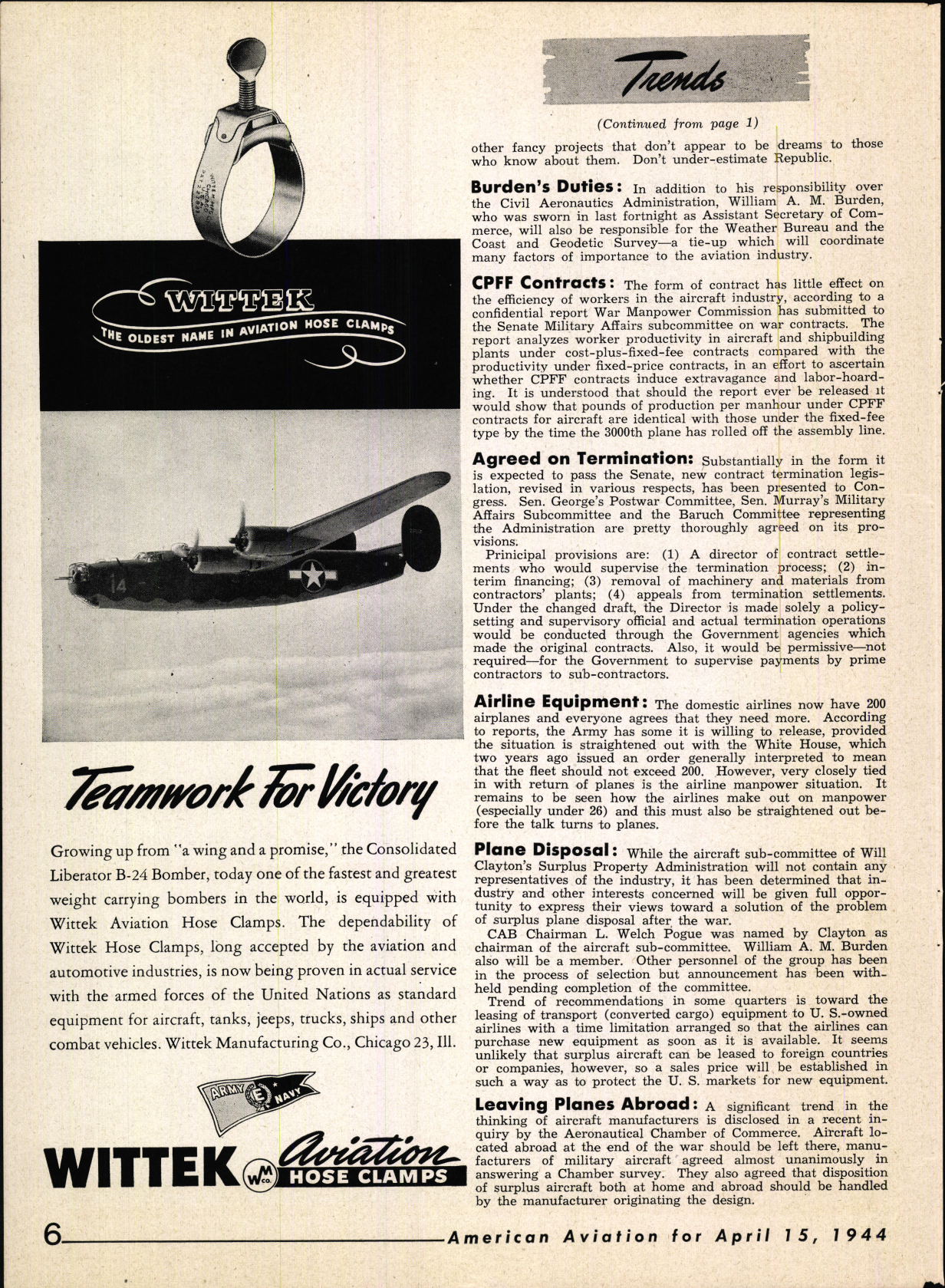 Sample page 6 from AirCorps Library document: American Aviation Magazine - Volume 7 - No. 22