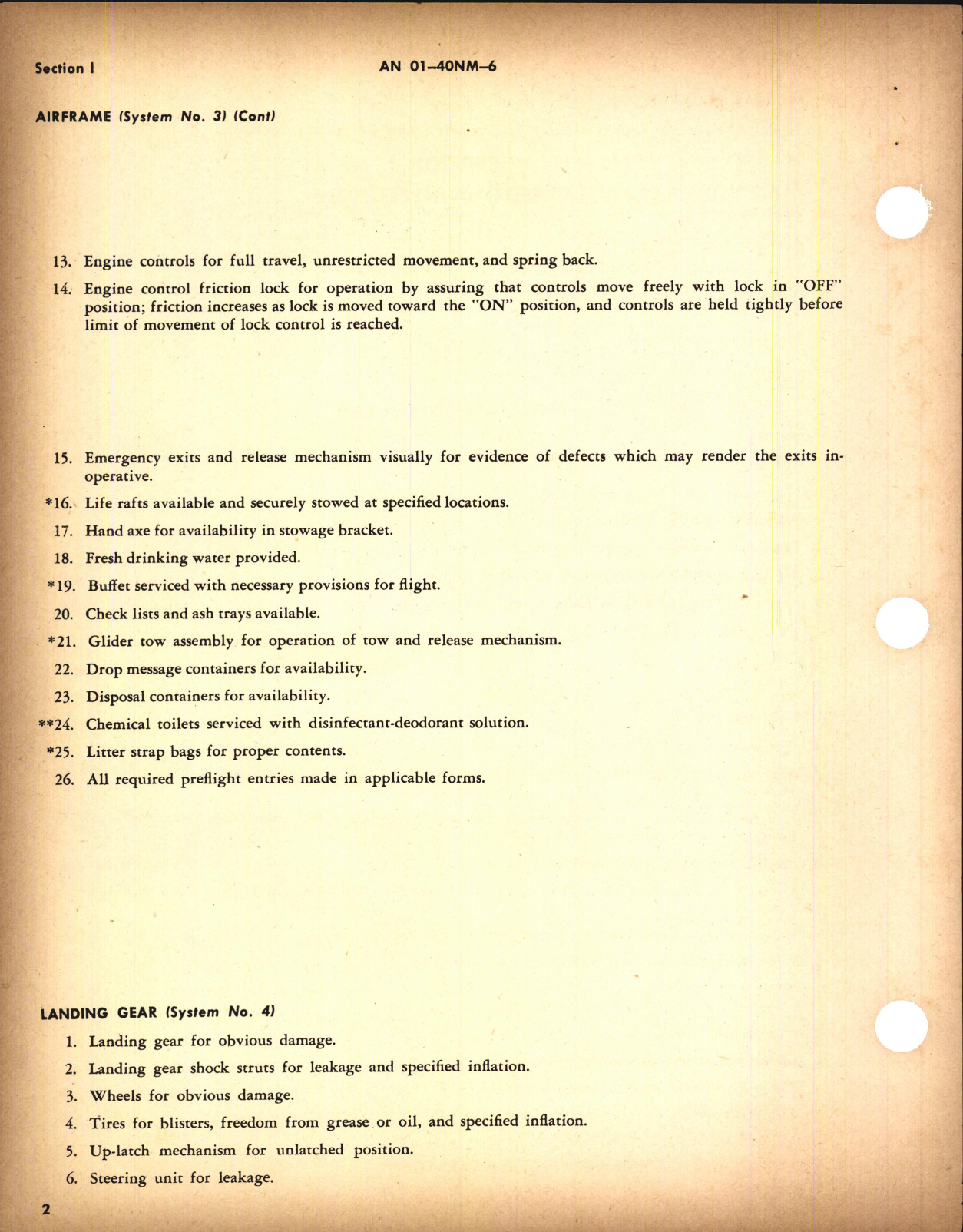 Sample page 6 from AirCorps Library document: Inspection Requirements for C-54 and R-5D Aircraft