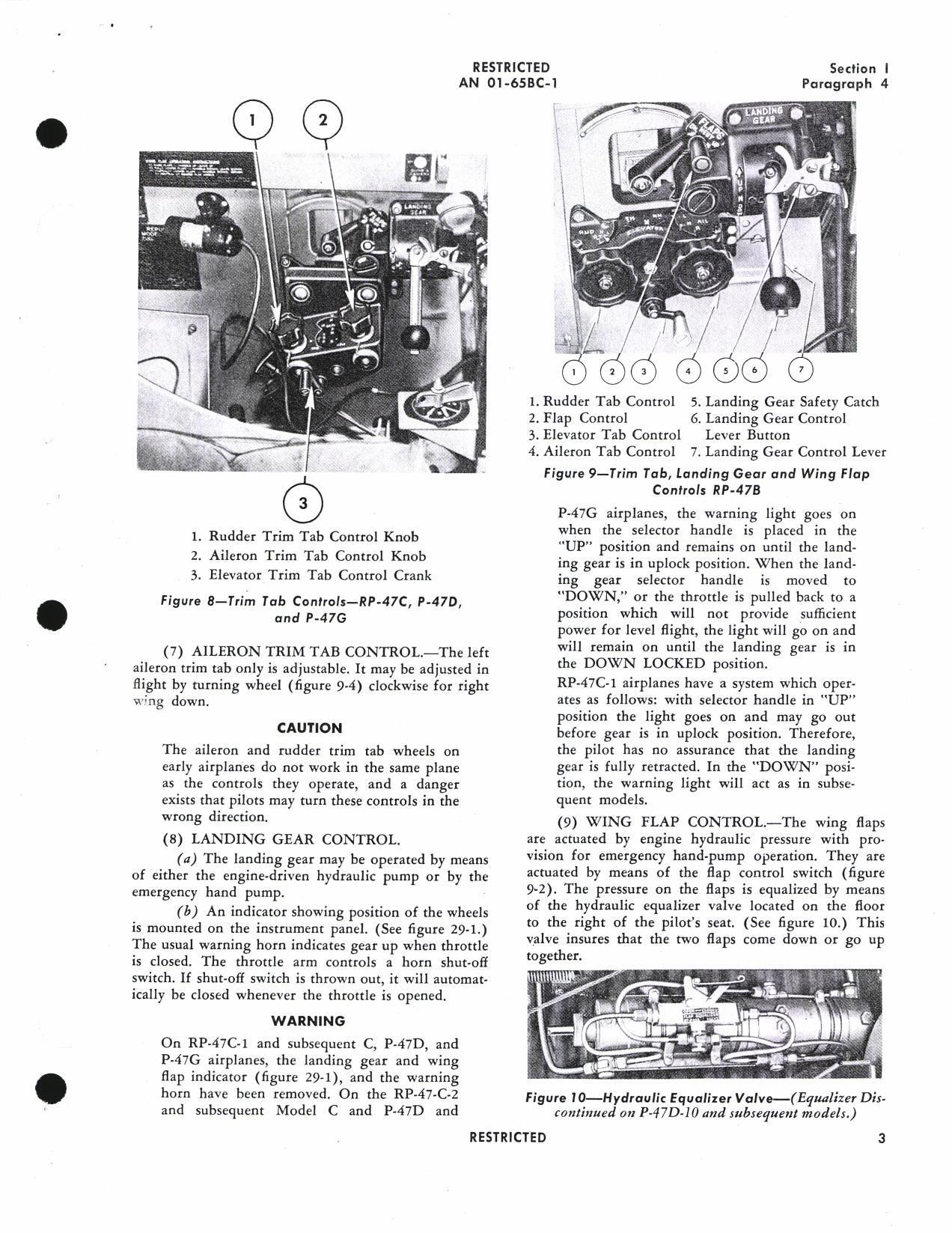 Sample page 7 from AirCorps Library document: Pilot's Flight Operating Instructions for RP-47B, RP-47C, P-47G, and P-47D