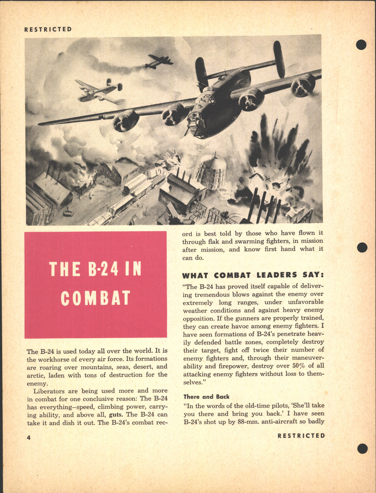 Sample page 6 from AirCorps Library document: Pilot Training Manual for the B-24 Liberator