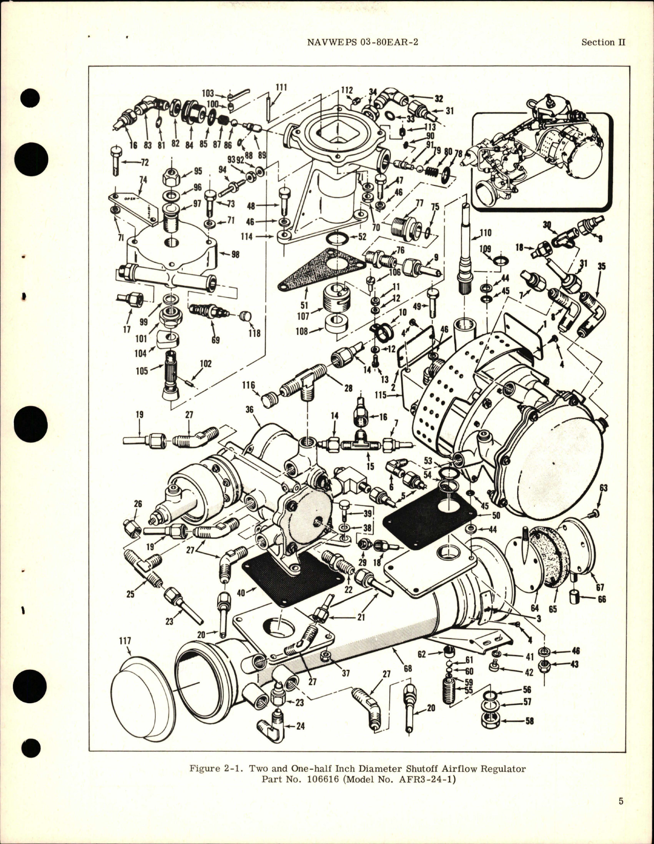 Sample page 9 from AirCorps Library document: Overhaul Instructions for Two and One-Half Inch Diameter Shutoff Airflow Regulator - Part 106616