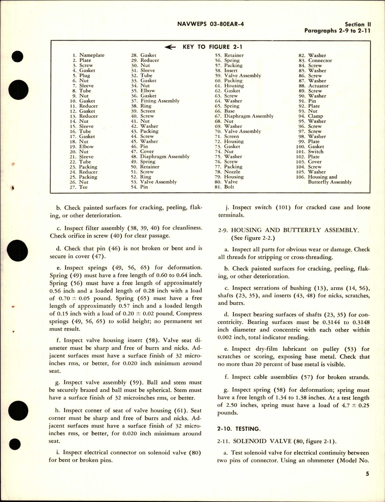 Sample page 9 from AirCorps Library document: Overhaul Instructions for Cabin Air Pressure Outflow Valves - Part 102150 and 102150-0