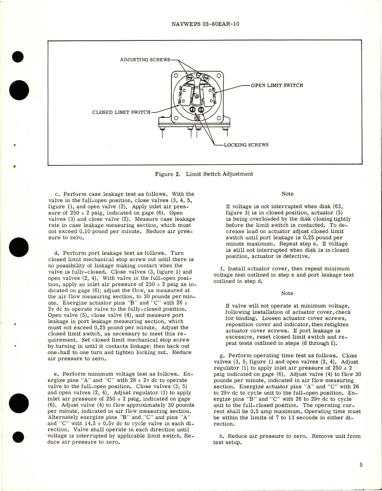 Sample page 7 from AirCorps Library document: Overhaul Instructions with Parts Breakdown for One and One-Half Inch Diameter Electric Shutoff Butterfly Valve - Part 104650