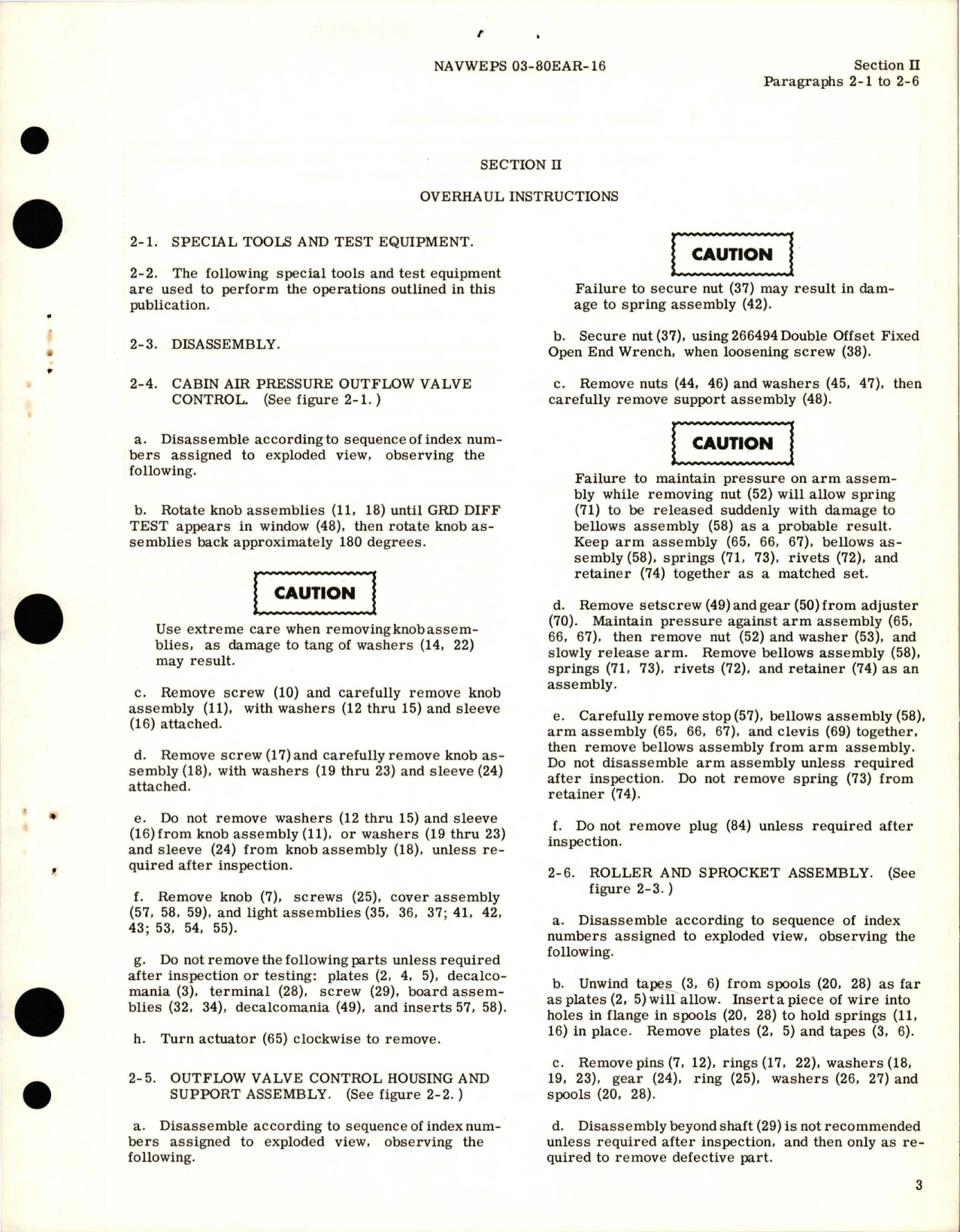Sample page 5 from AirCorps Library document: Overhaul Instructions for Cabin Air Pressure Outflow Valve Control - Part 102210-9