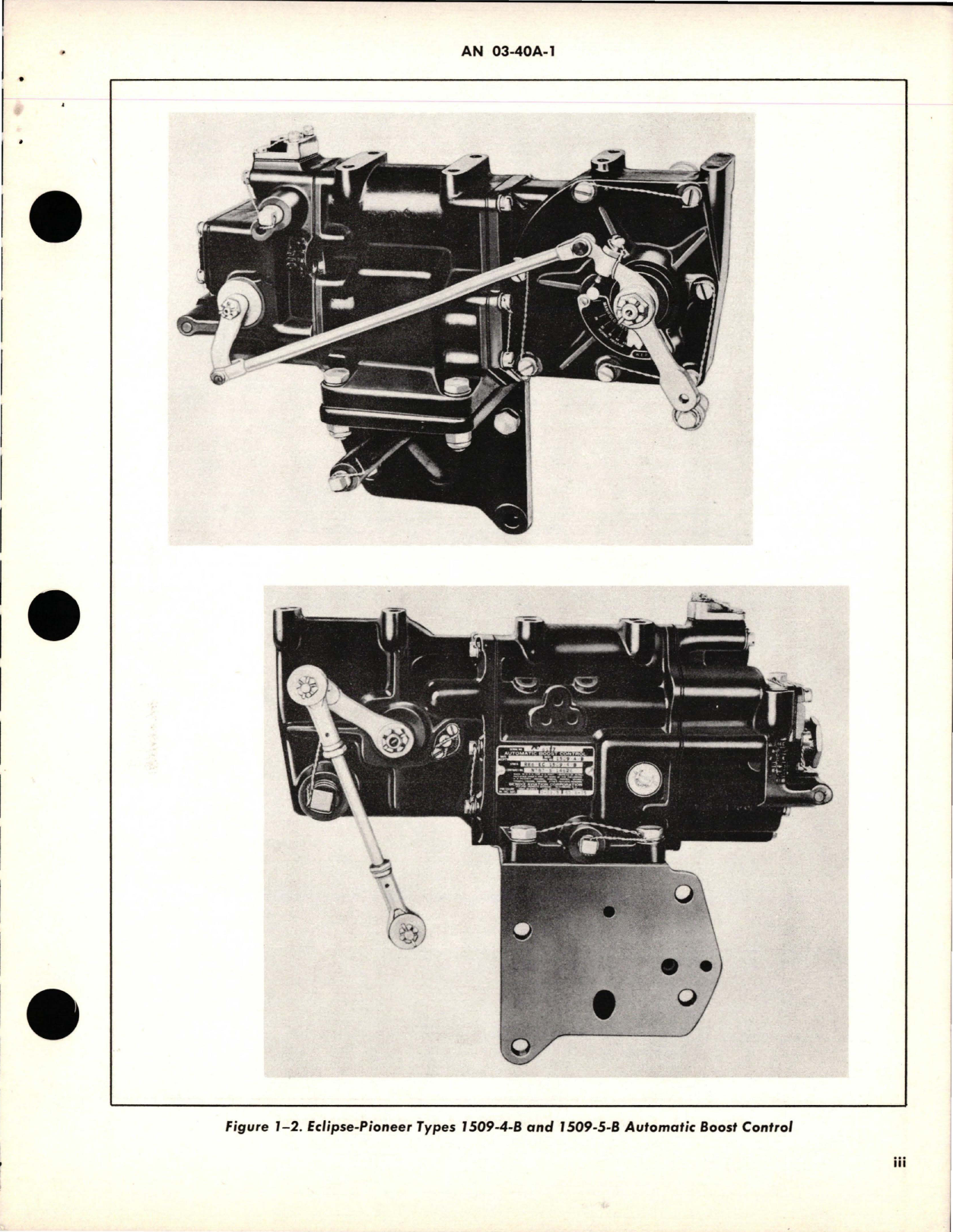 Sample page 5 from AirCorps Library document: Operation and Service Instructions for Automatic Boost Control - Types 1509-2-A, 1509-4-B, and 1509-5-B