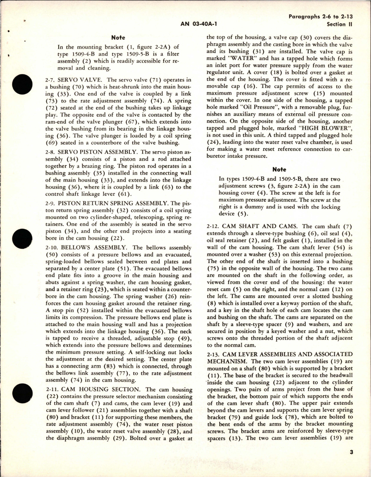 Sample page 9 from AirCorps Library document: Operation and Service Instructions for Automatic Boost Control - Types 1509-2-A, 1509-4-B, and 1509-5-B