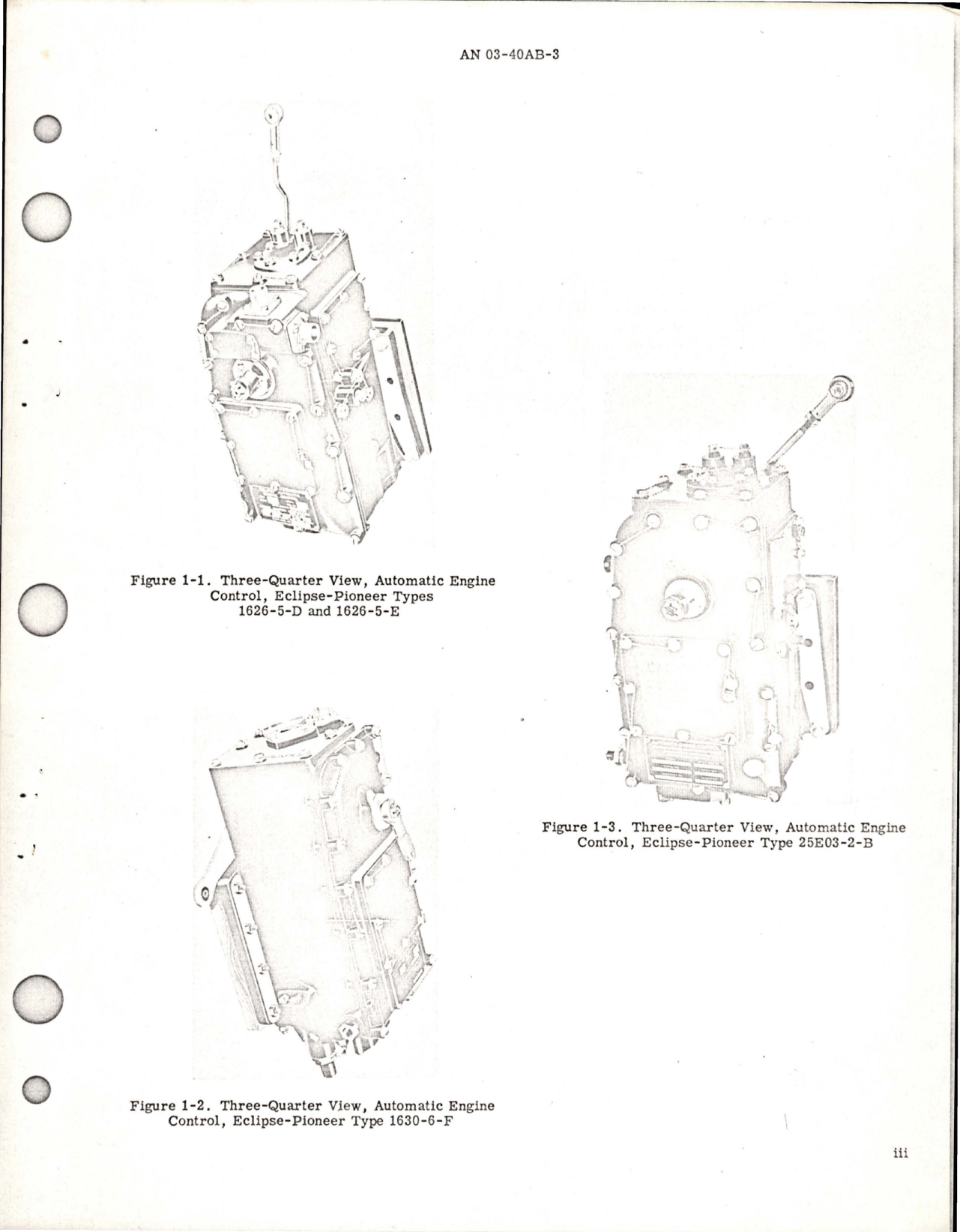 Sample page 5 from AirCorps Library document: Operation and Service Instructions for Automatic Engine Controls - Parts 1626-5-D, 1626-5-E, 1630-6-F, and 25E03-2-B