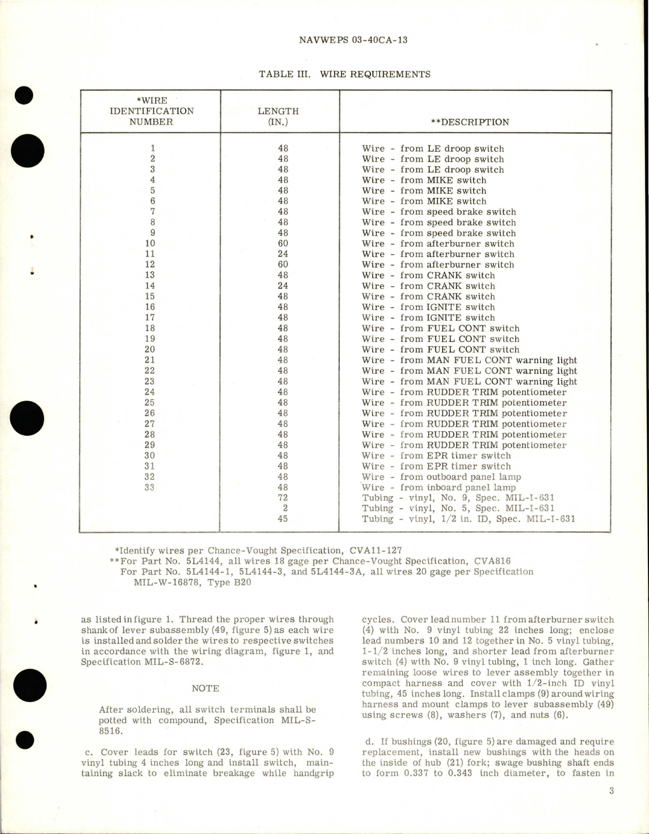 Sample page 5 from AirCorps Library document: Overhaul Instructions with Parts Breakdown for Engine Control Quadrant