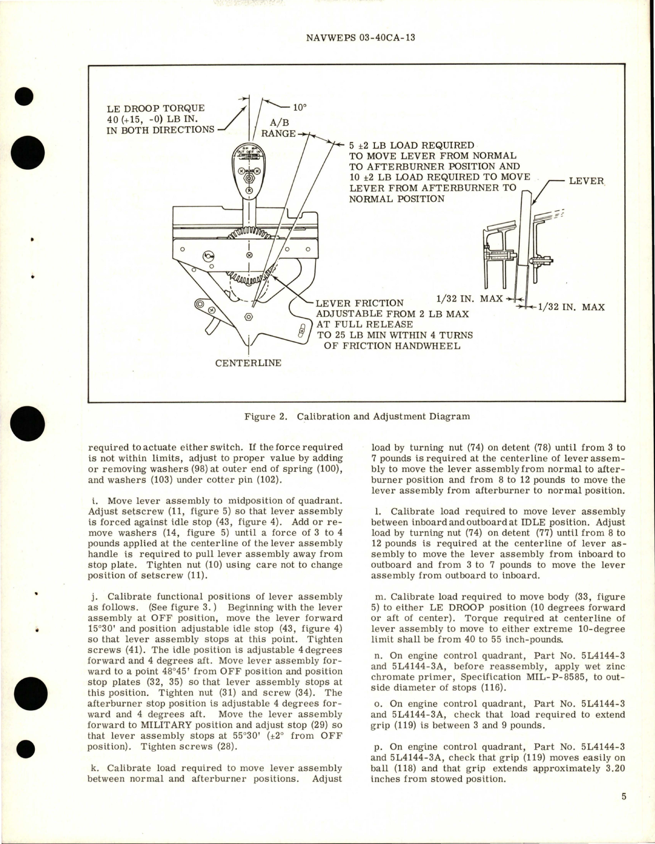 Sample page 7 from AirCorps Library document: Overhaul Instructions with Parts Breakdown for Engine Control Quadrant