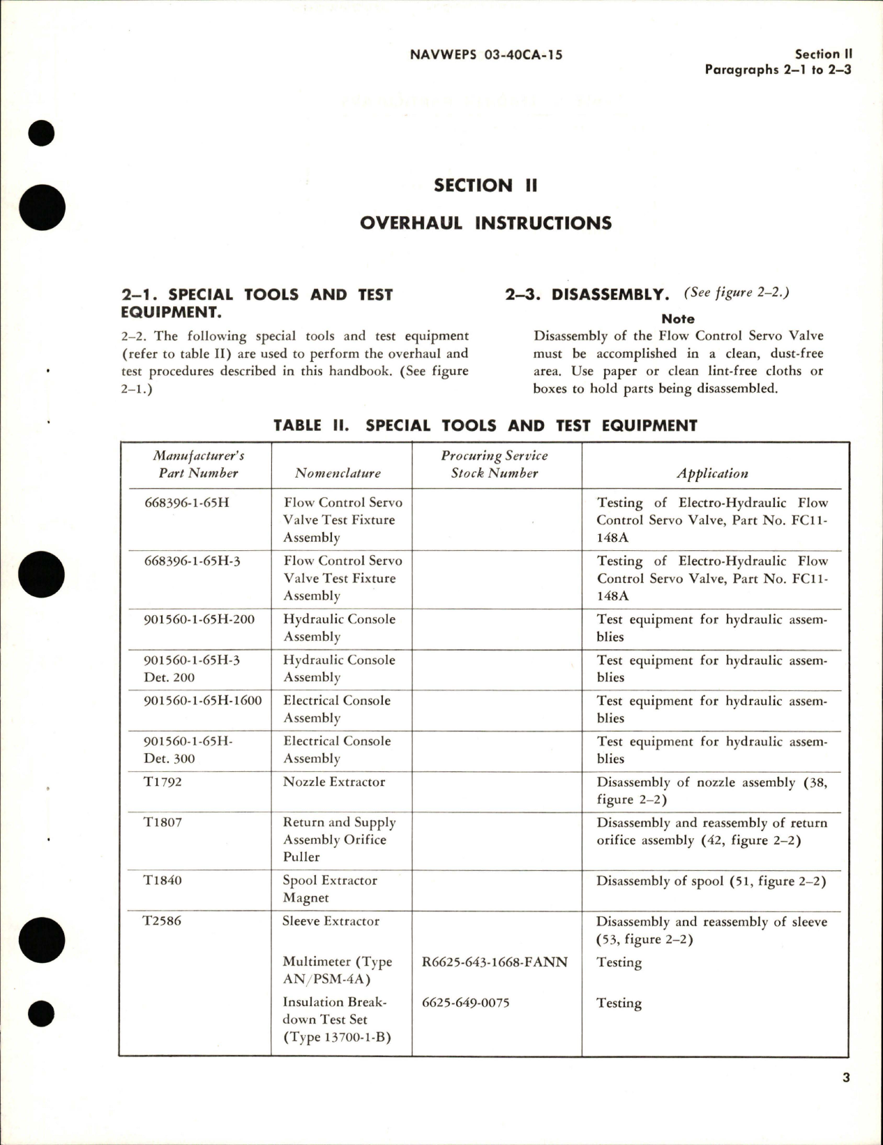 Sample page 5 from AirCorps Library document: Overhaul Instructions for Electro-Hydraulic Flow Control Servo Valve - Part FC11-148A