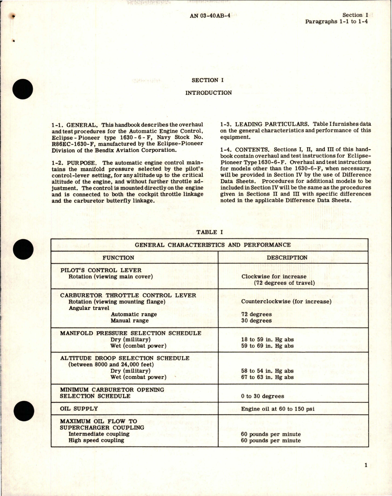 Sample page 5 from AirCorps Library document: Overhaul Instructions for Automatic Engine Control - Part 1630-6-F