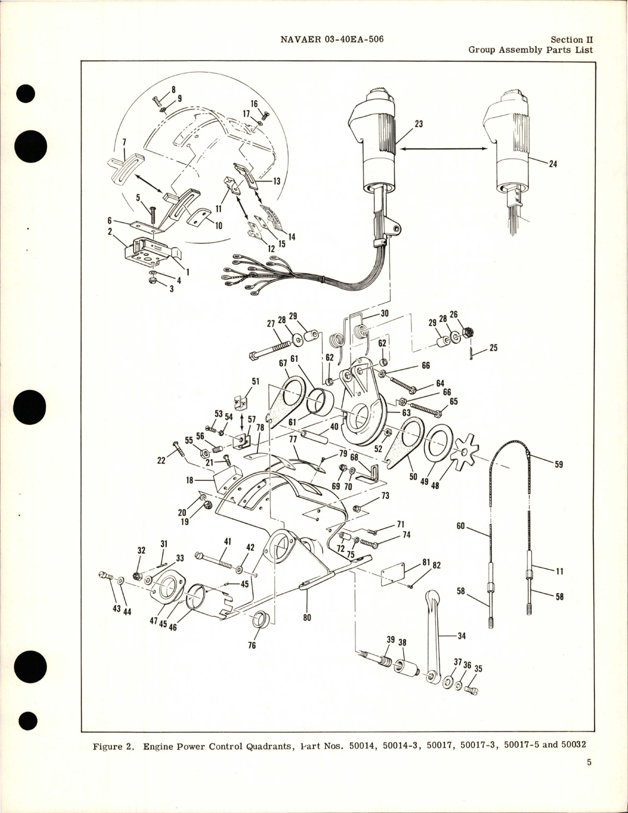 Sample page 7 from AirCorps Library document: Illustrated Parts Breakdown for Engine Power Control Quadrants