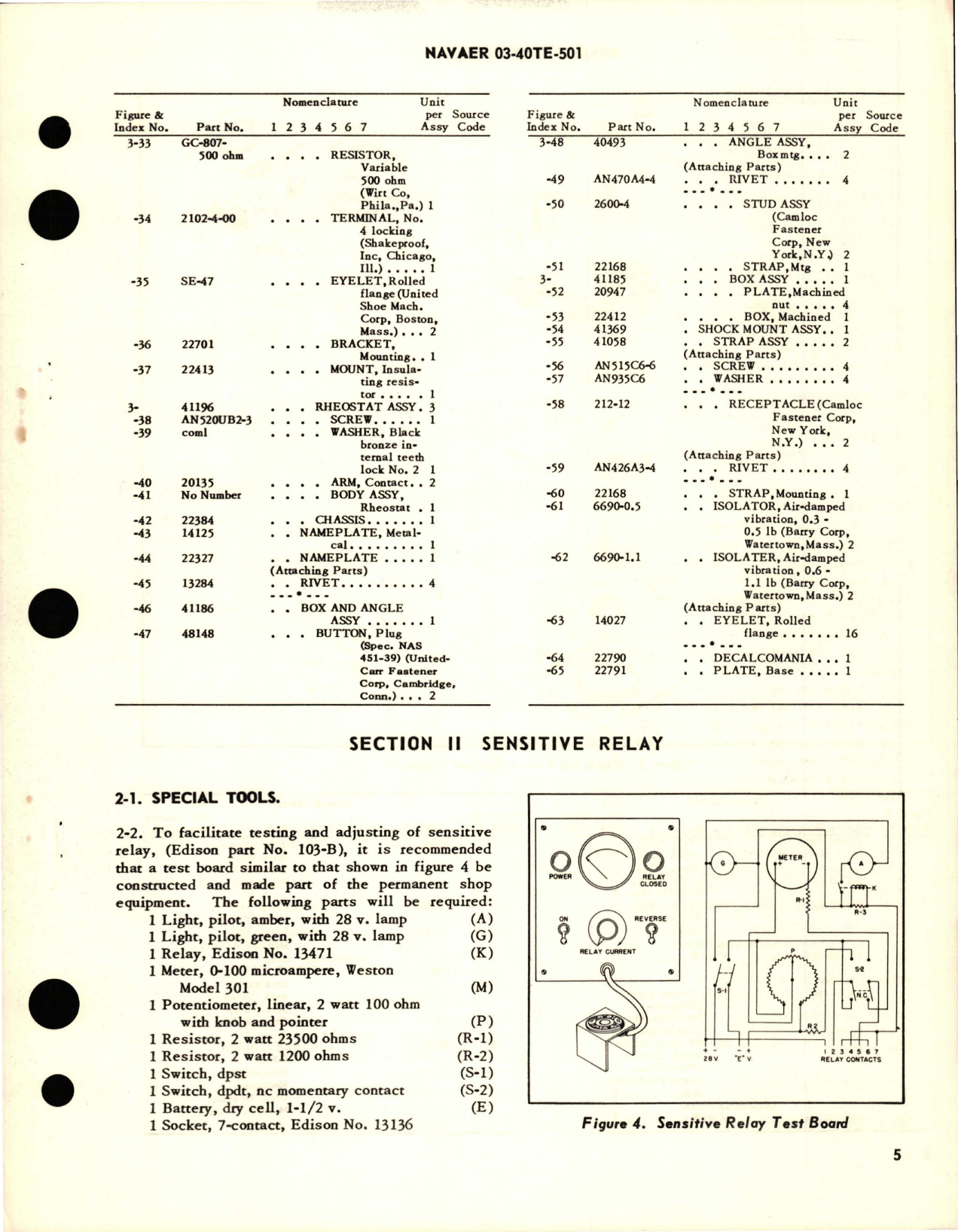 Sample page 5 from AirCorps Library document: Overhaul Instructions with Parts Breakdown for Temperature Indicating & Alarm System Control Assembly - 183-6X 