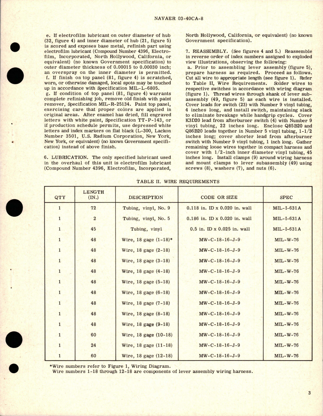 Sample page 5 from AirCorps Library document: Overhaul Instructions with Parts Breakdown for Engine Control Quadrant - Part 5L4194-3 and 5L4194-4