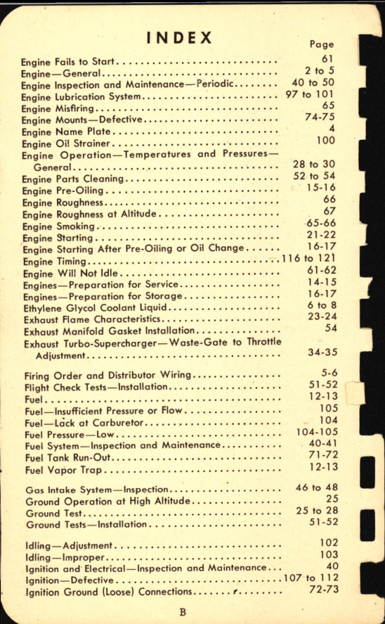 Sample page 5 from AirCorps Library document: Operators Manual for Allison Engine Installations