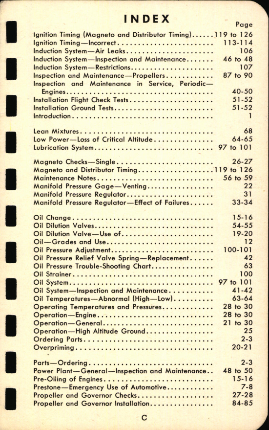 Sample page 6 from AirCorps Library document: Operators Manual for Allison Engine Installations