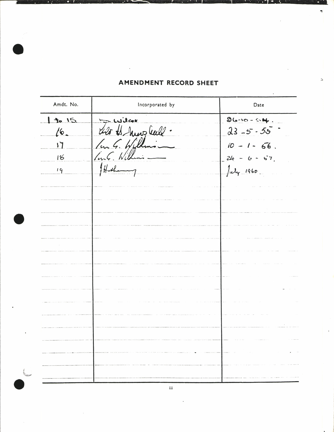 Sample page 5 from AirCorps Library document: Numerical List of Modifications on Rolls Royce Merlin Engines